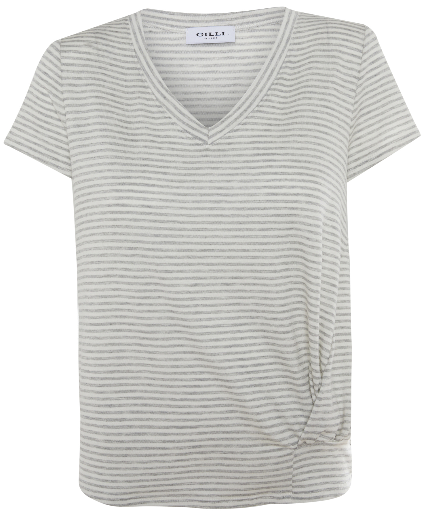 V-Neck Twist Front Top