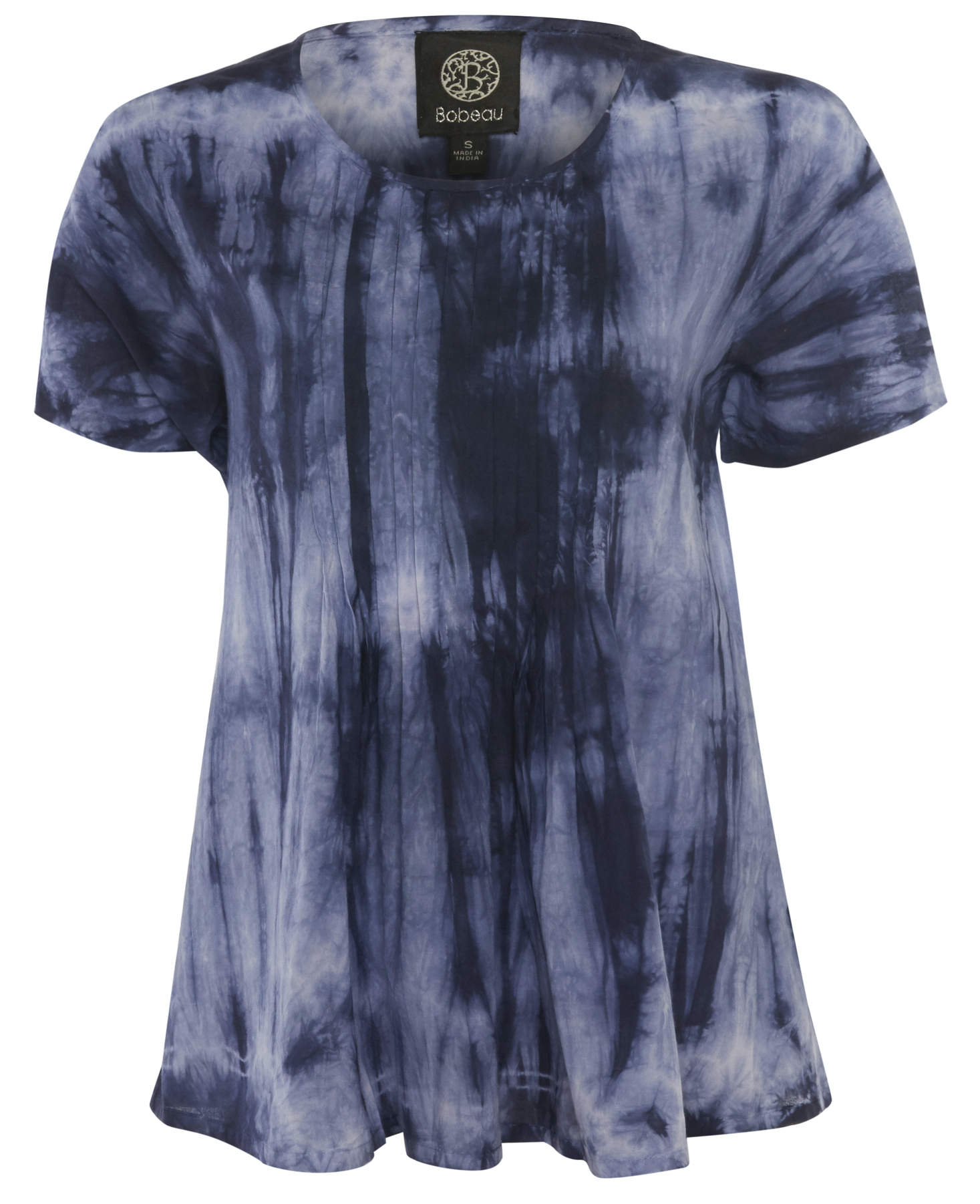 Tie Dye Pintuck Top