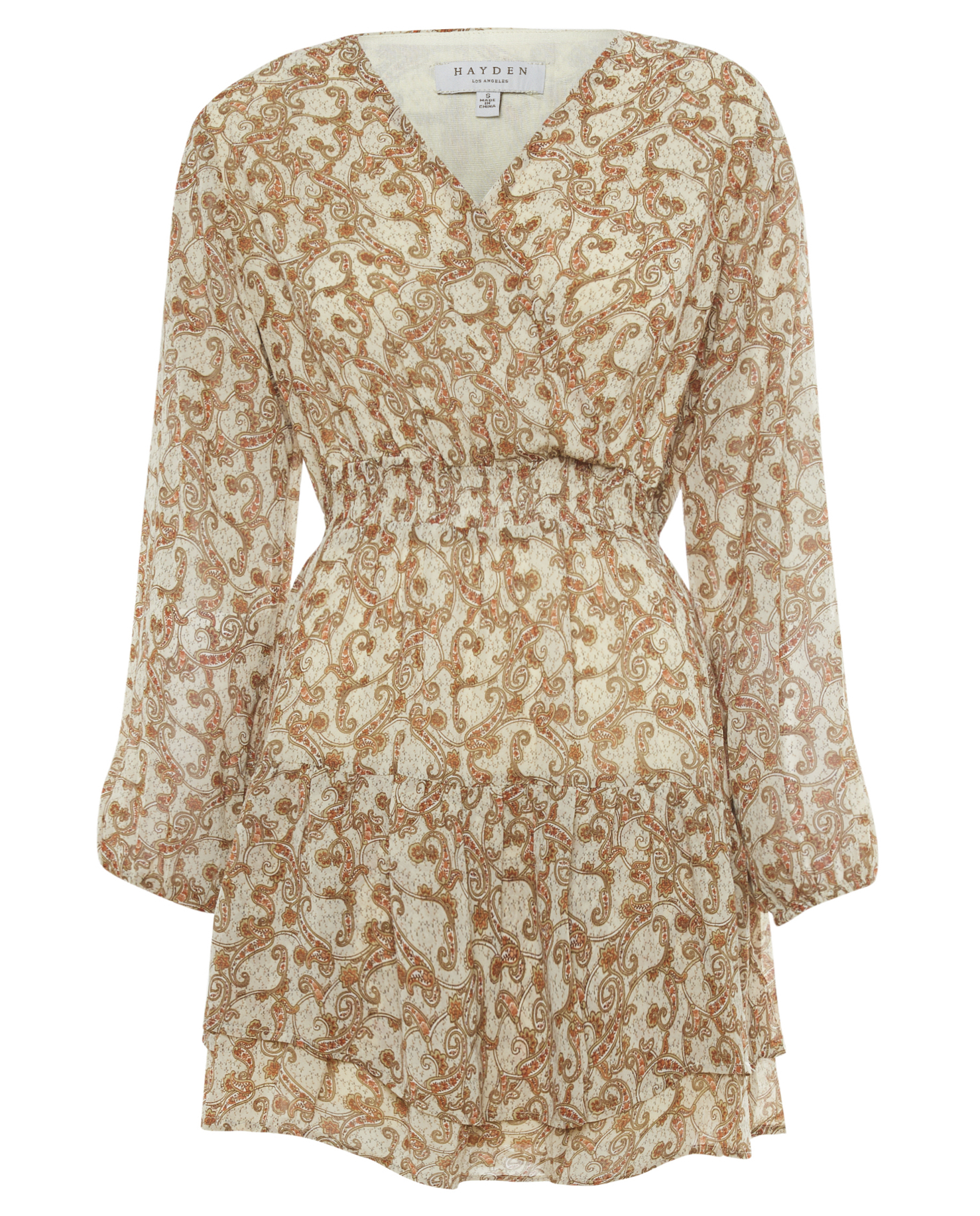 Smocked Printed Dress