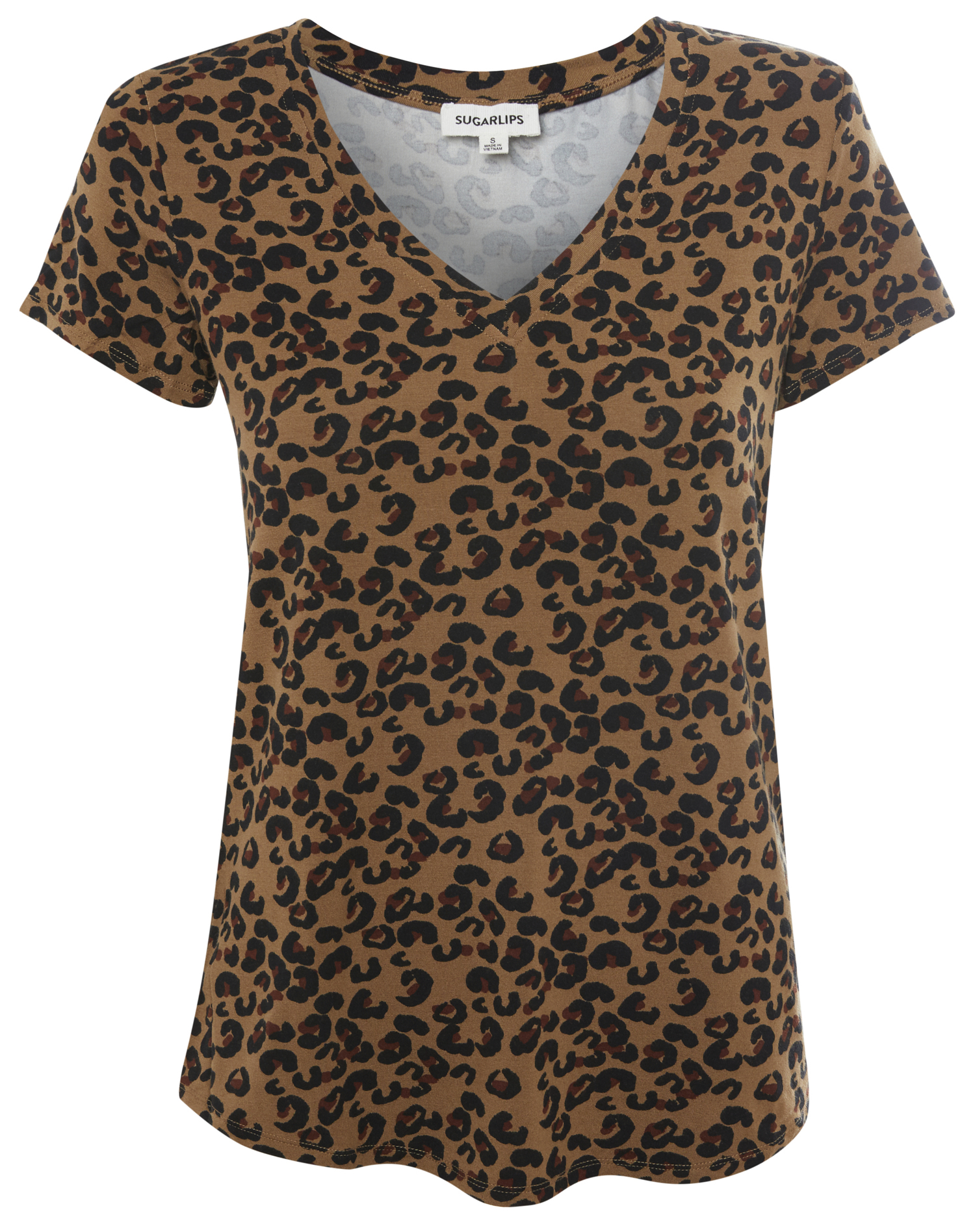 V-Neck Leopard Top