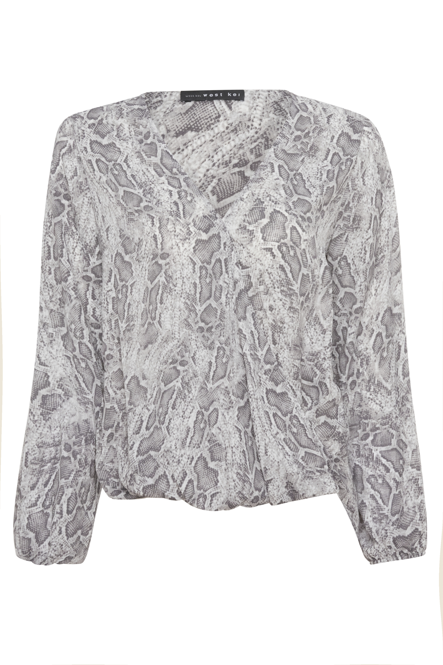 Surplice Long Sleeve Top