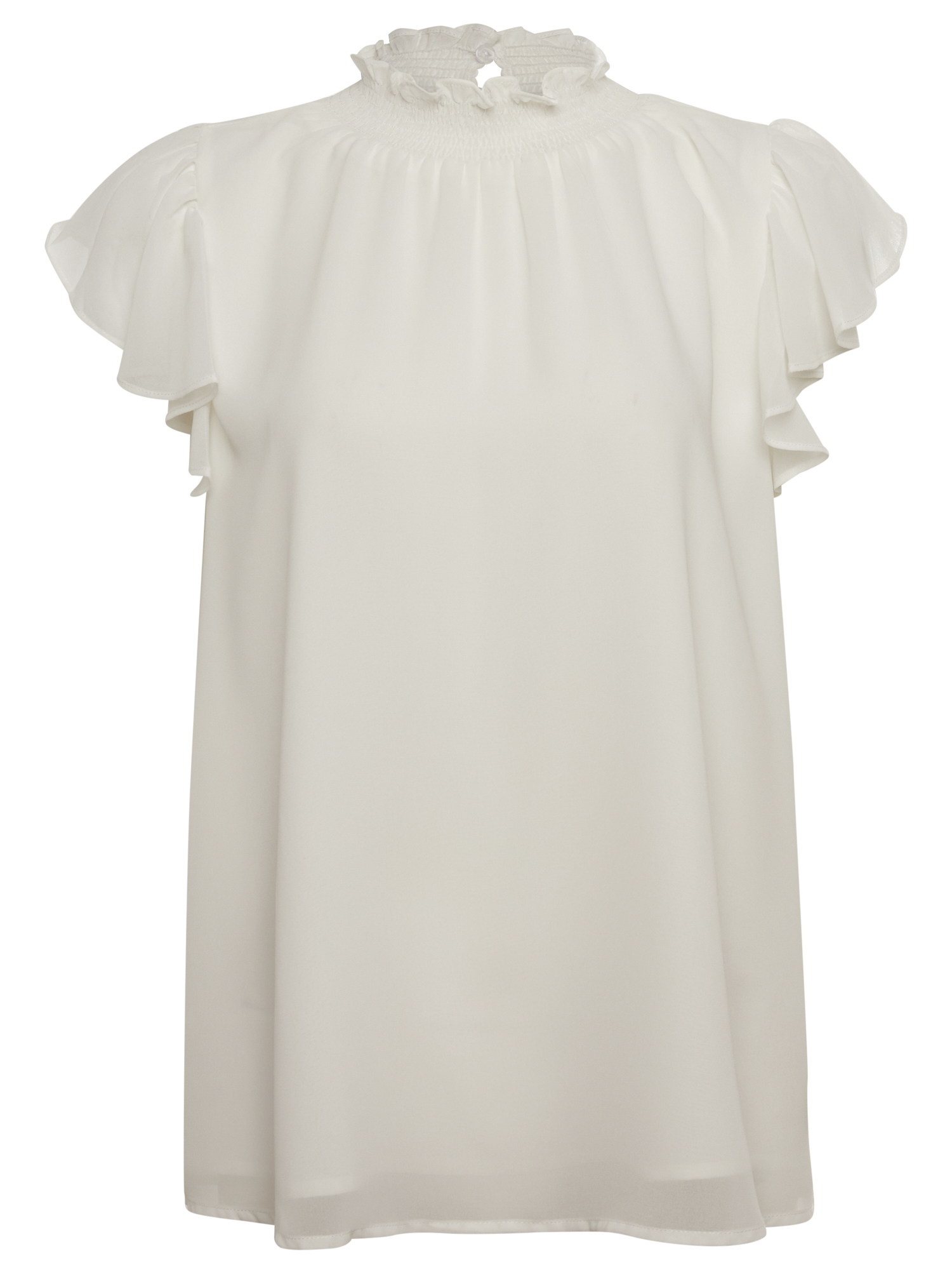 Mock Neck Short Sleeve Top