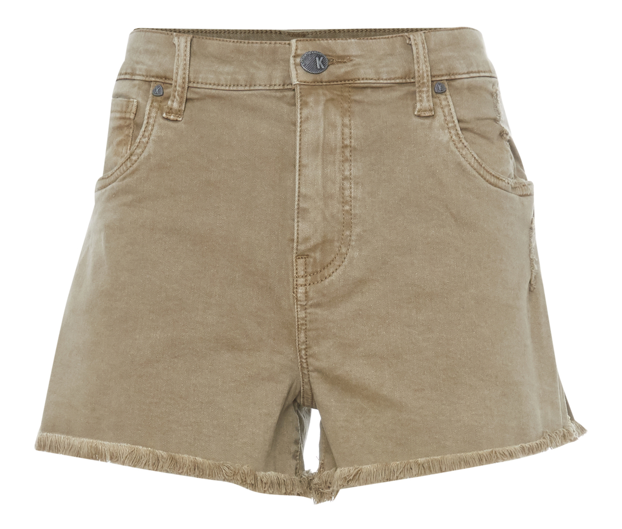 KUT from the Kloth High Rise Frayed Hem Short