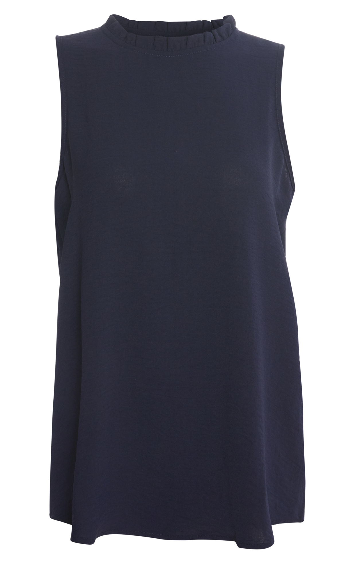 Mock Neck Sleeveless Top
