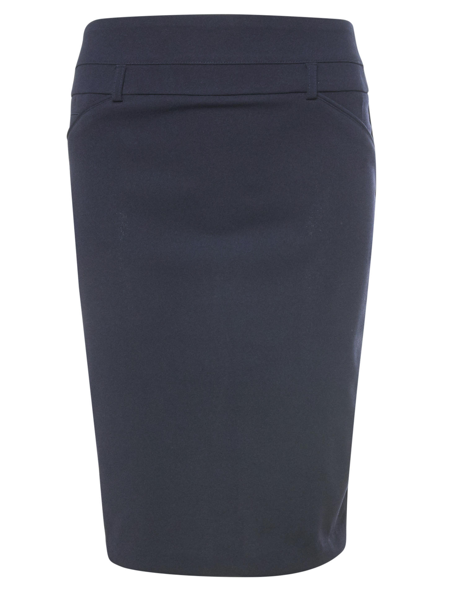 Crepe Pencil Skirt