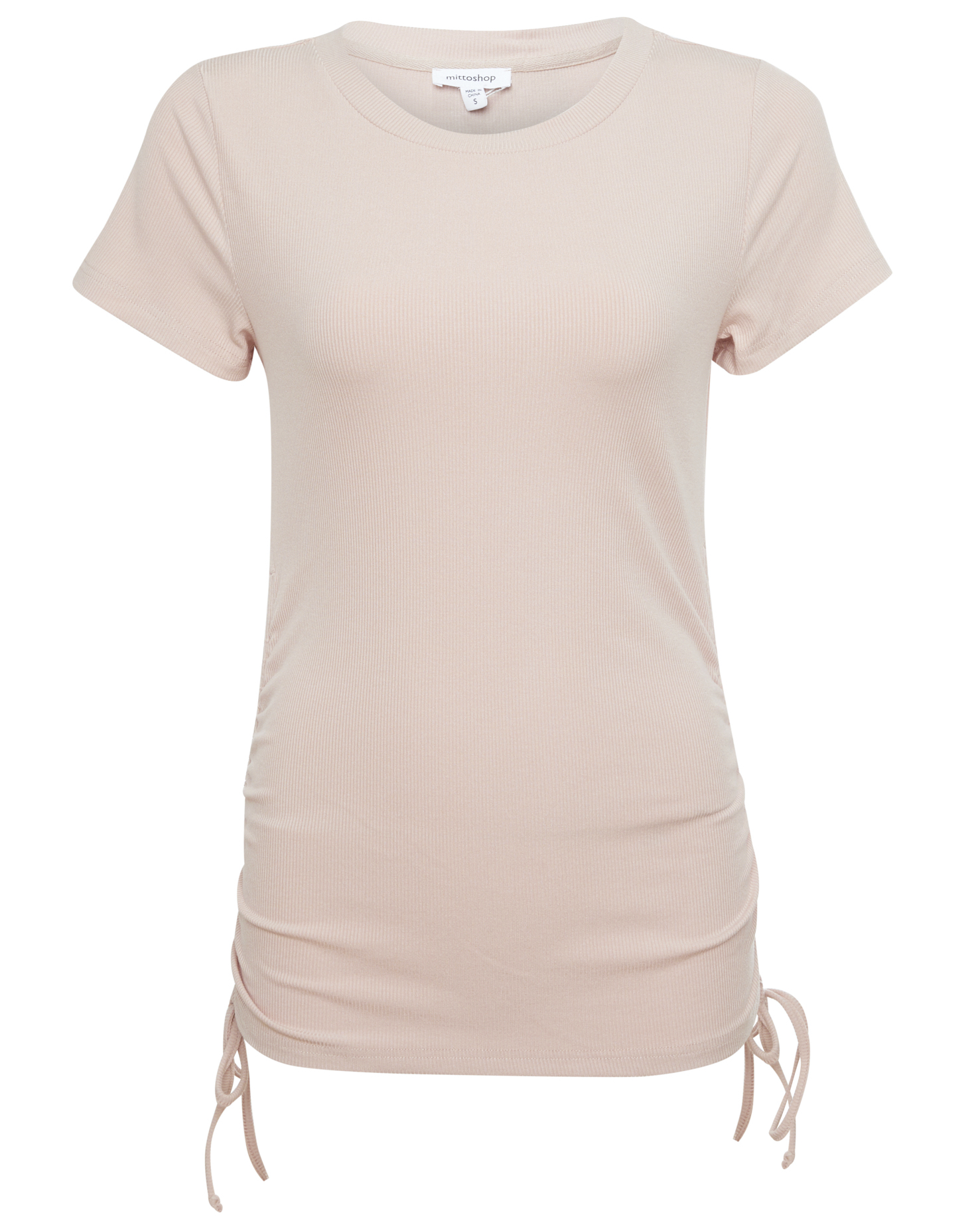 Ruched Side Short Sleeve Top