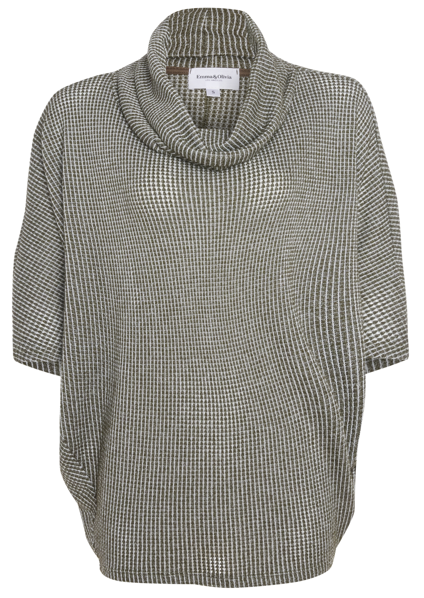 Cowl Neck Dolman Sleeve Top