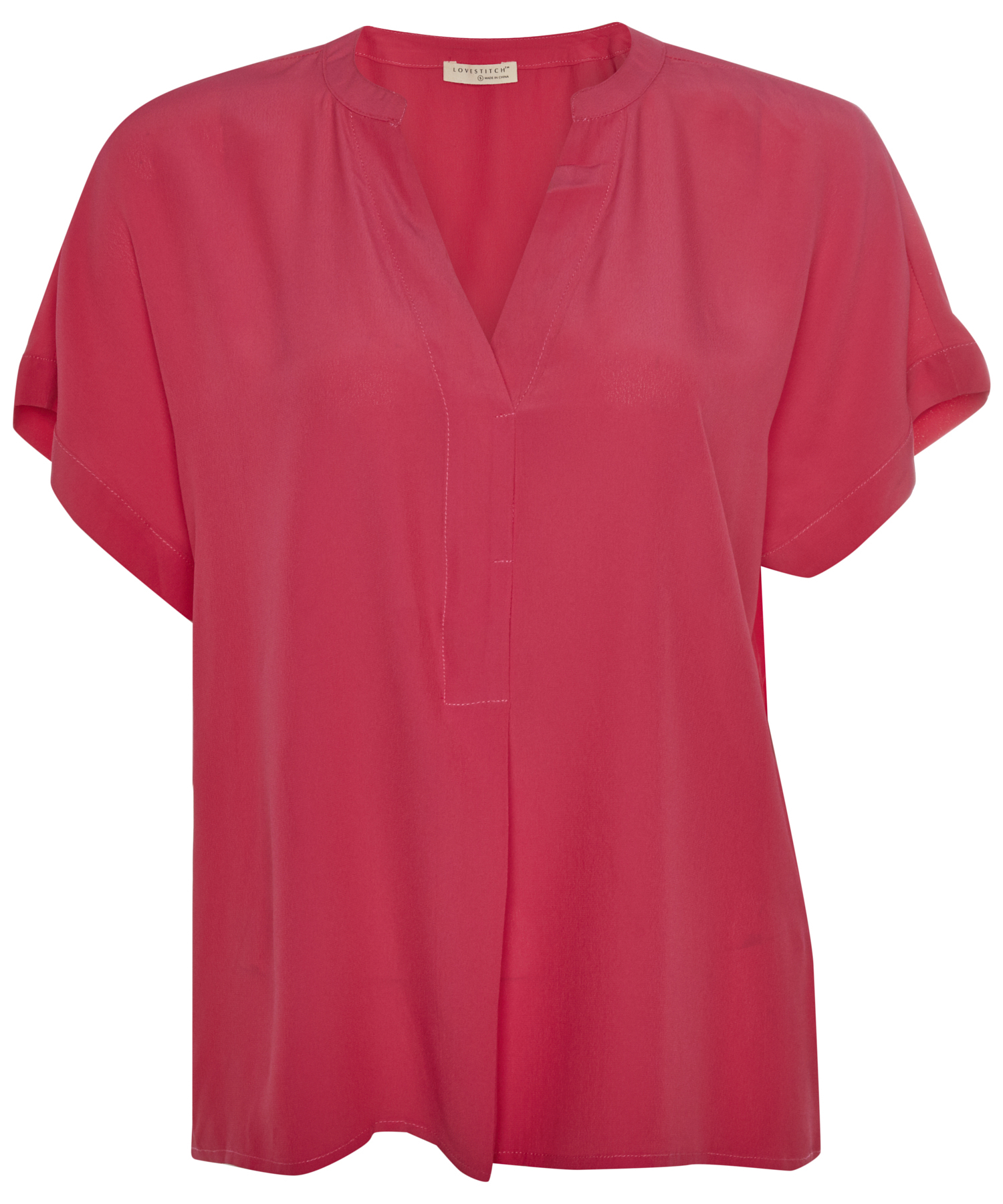 Rolled Sleeve Top