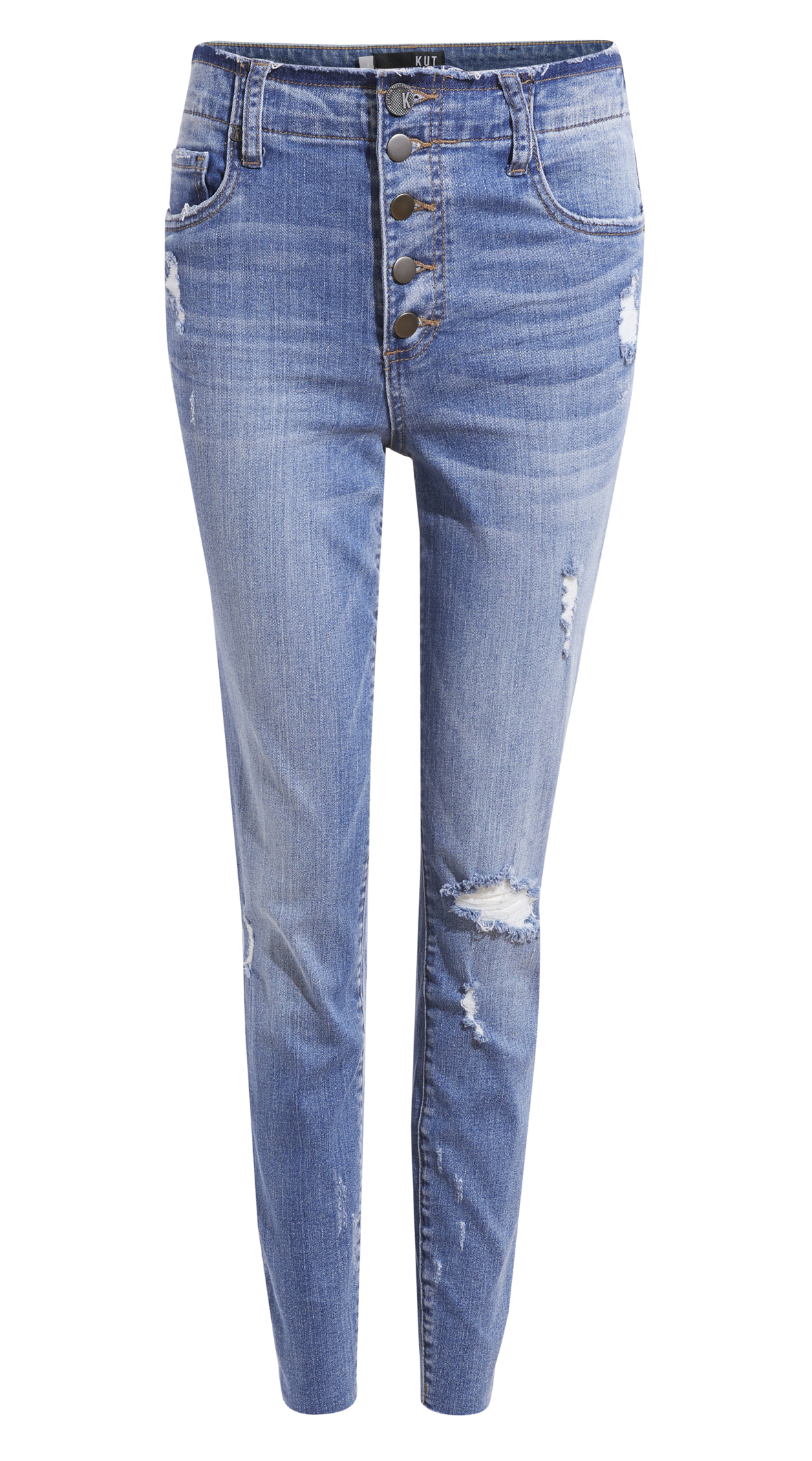 KUT from the Kloth High Rise Ankle Denim