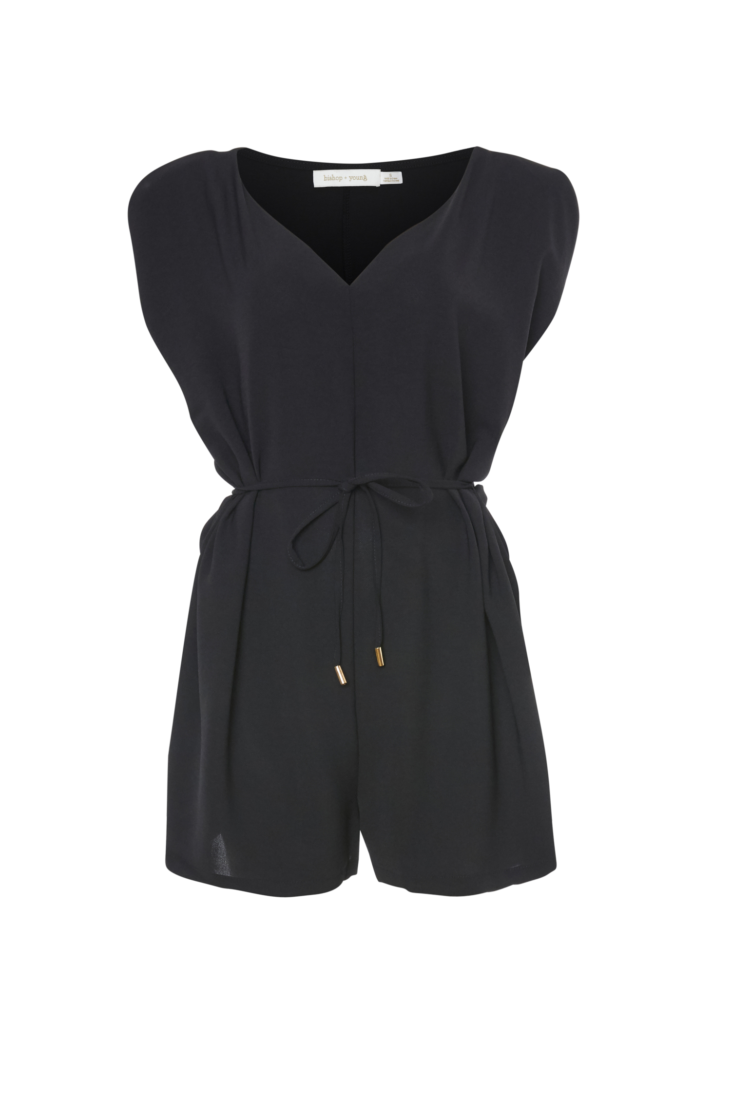 Bishop + Young Tie Belt Romper