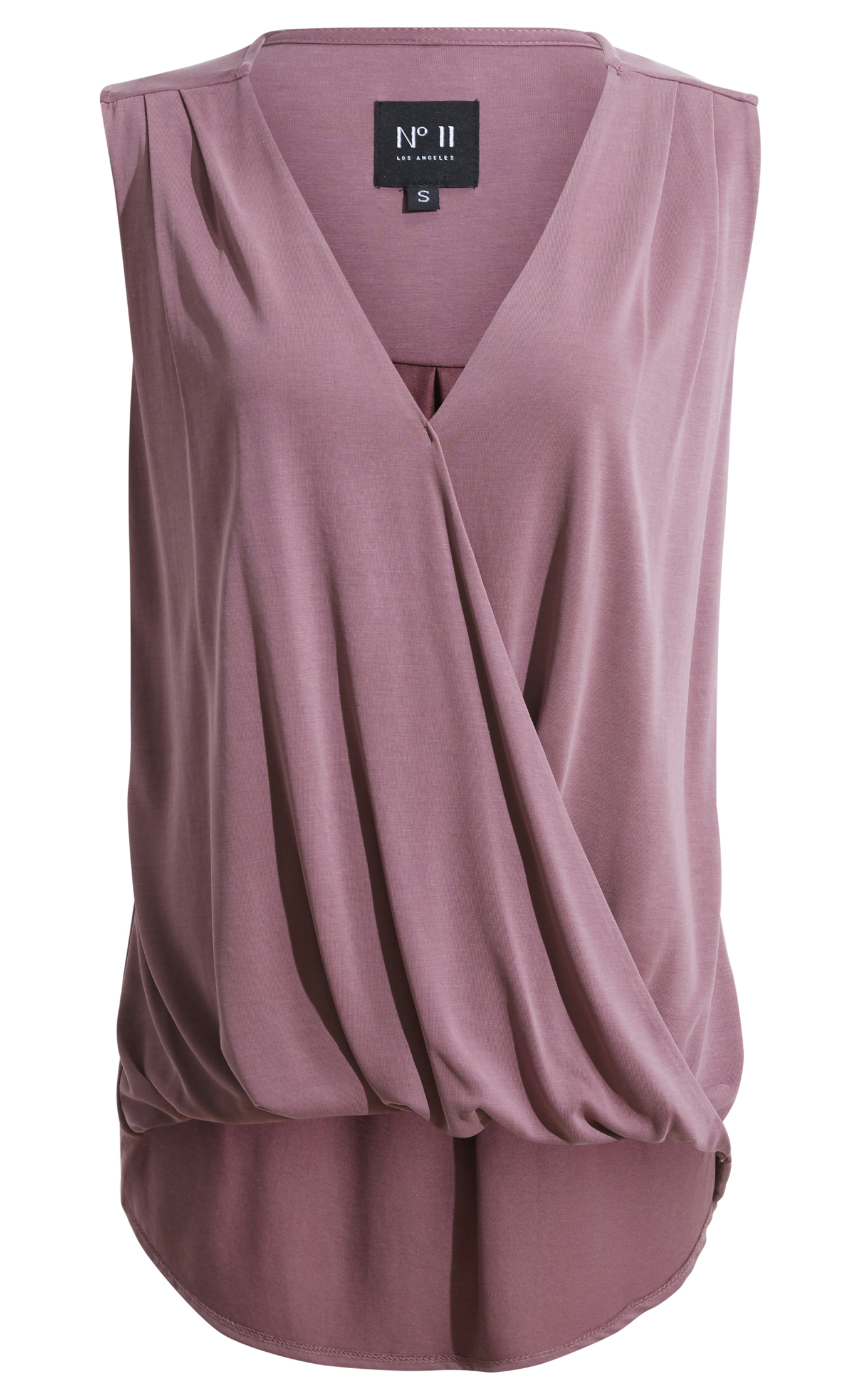 Sleeveless Surplice Top