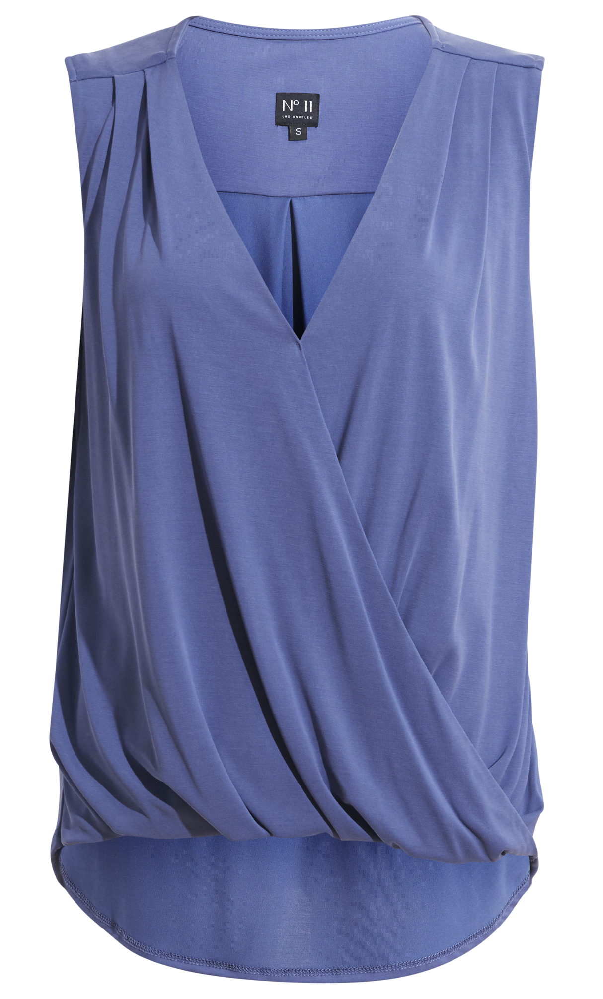 Sleeveless Surplice Top