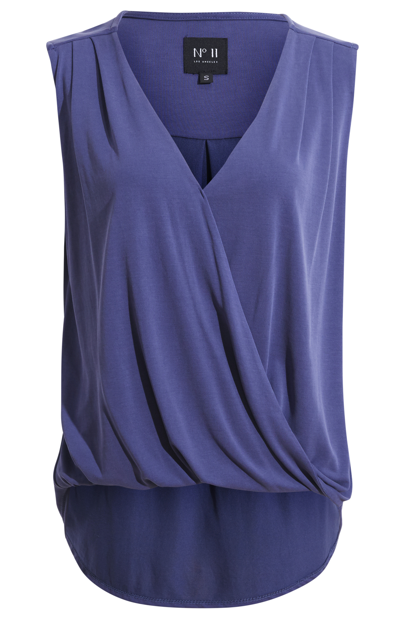 Sleeveless Surplice Top