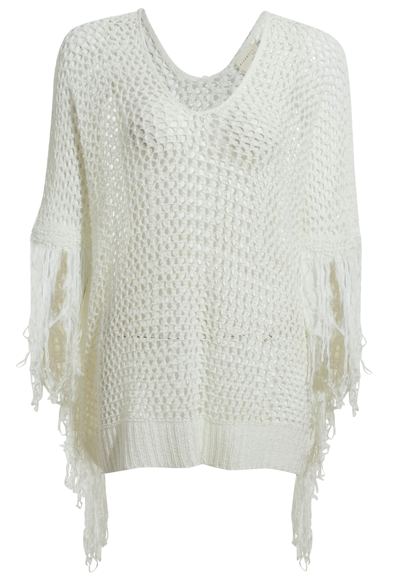Open Knit Poncho