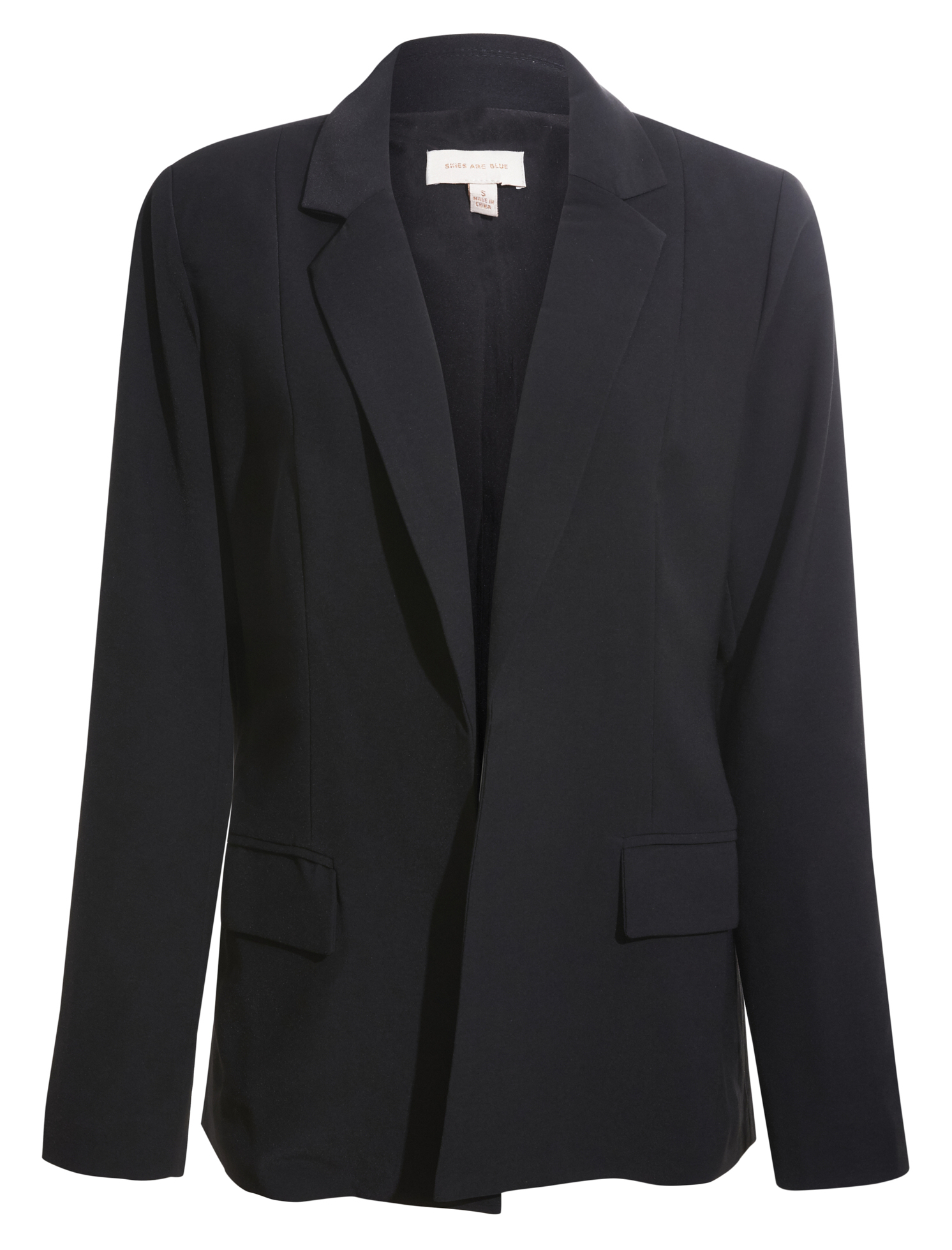 Notched Open Blazer