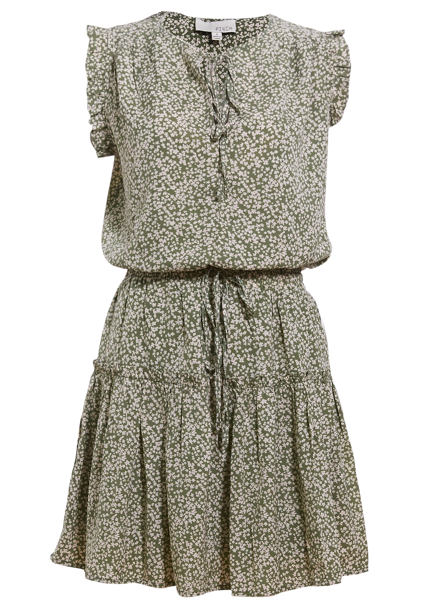 Sleeveless Tiered Mini Dress