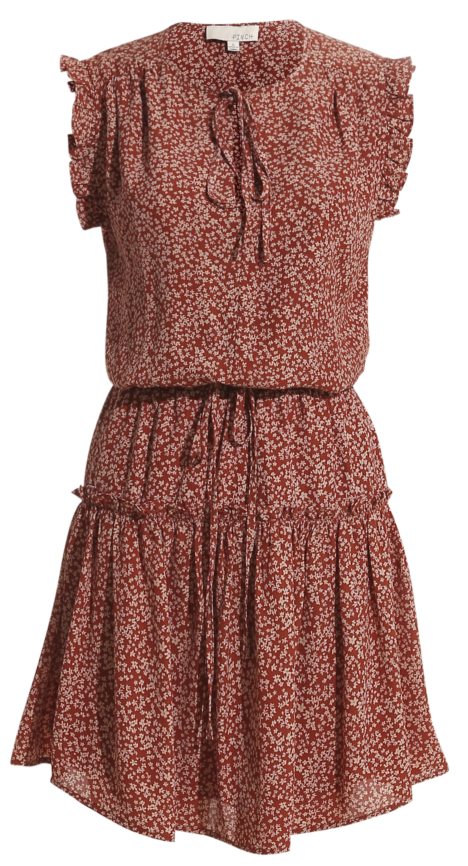 Sleeveless Tiered Mini Dress