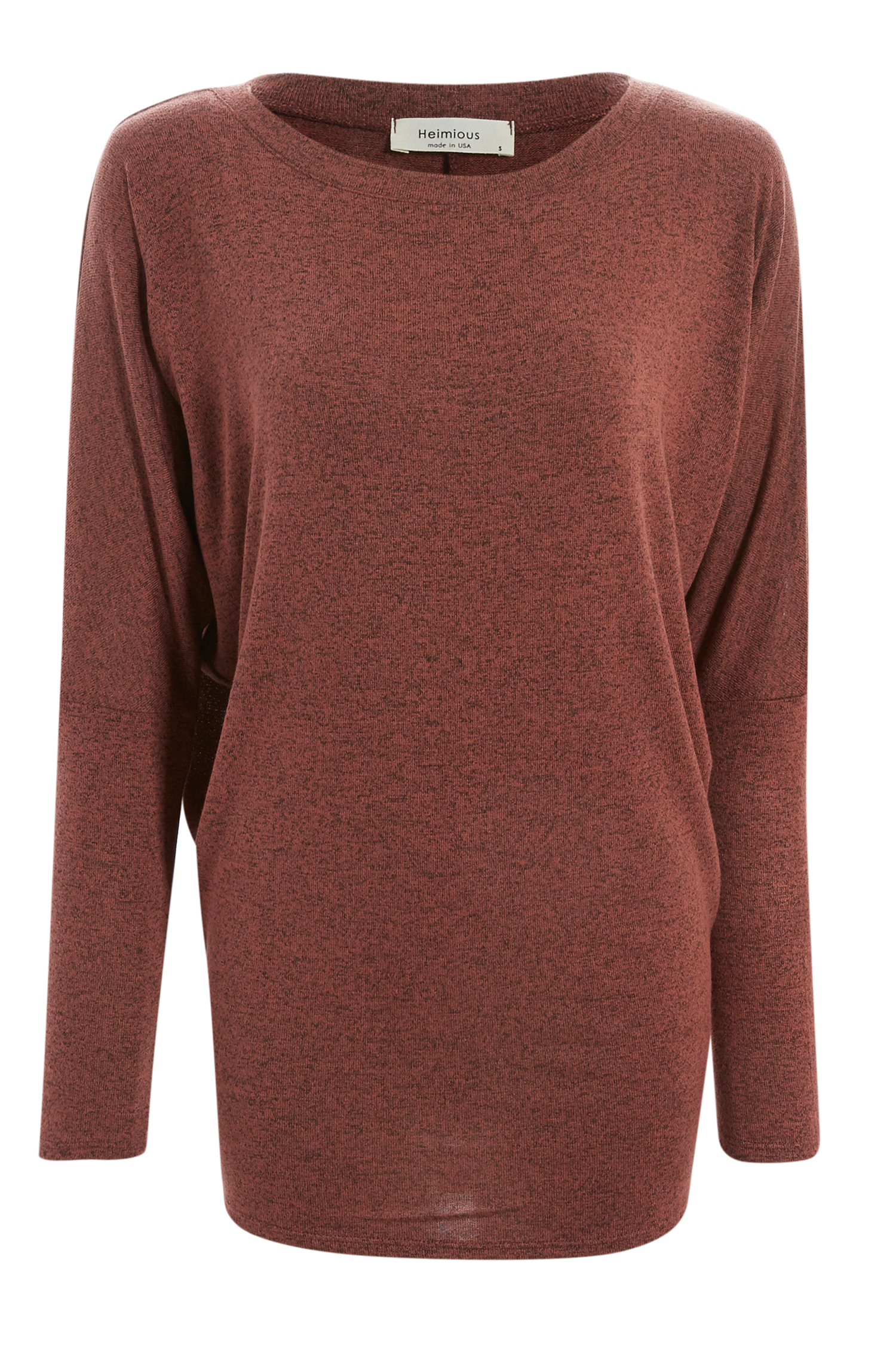 Boat Neck Long Sleeve Hacci Top