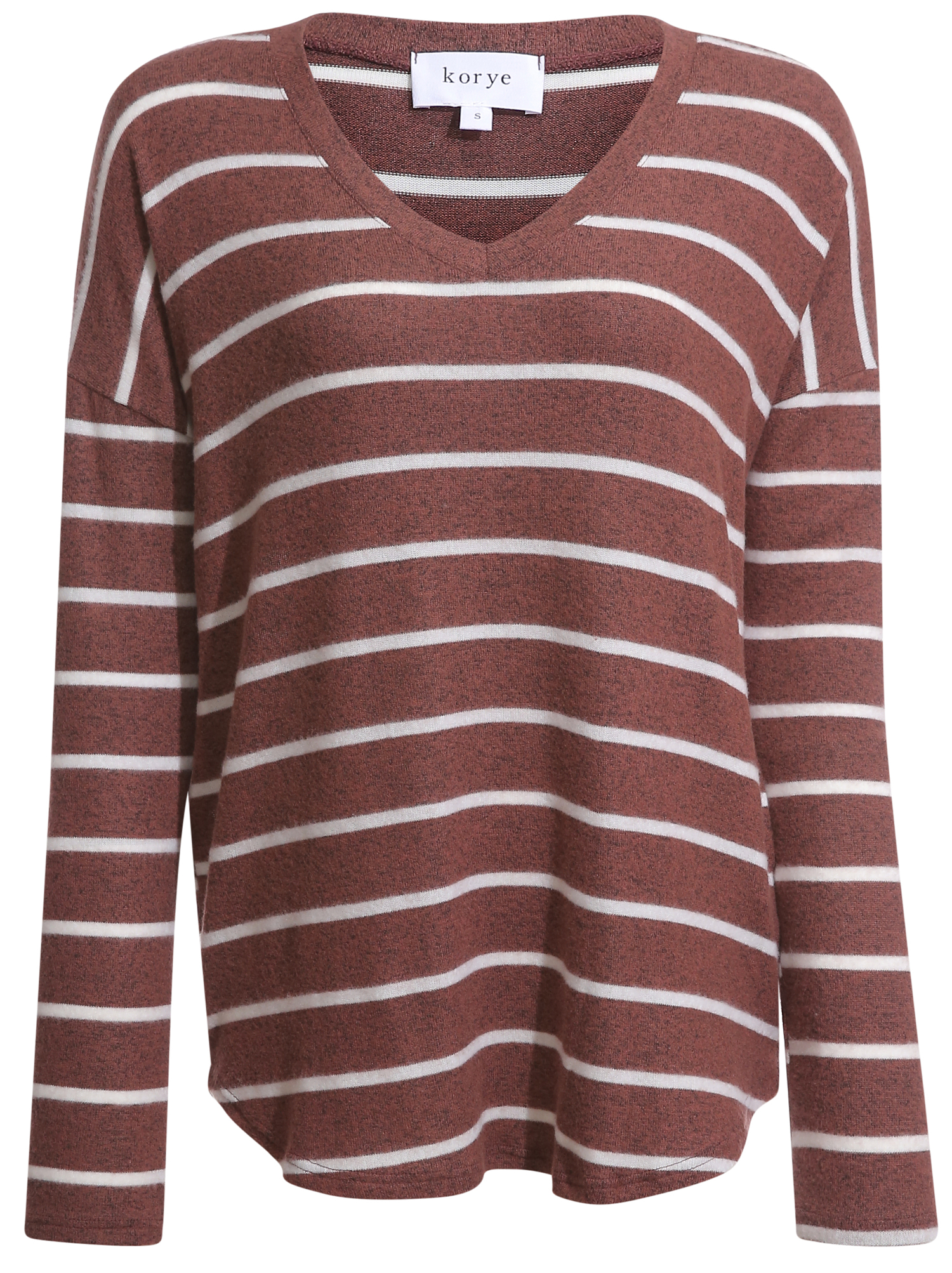 Via Brushed Dropped Shoulder Top