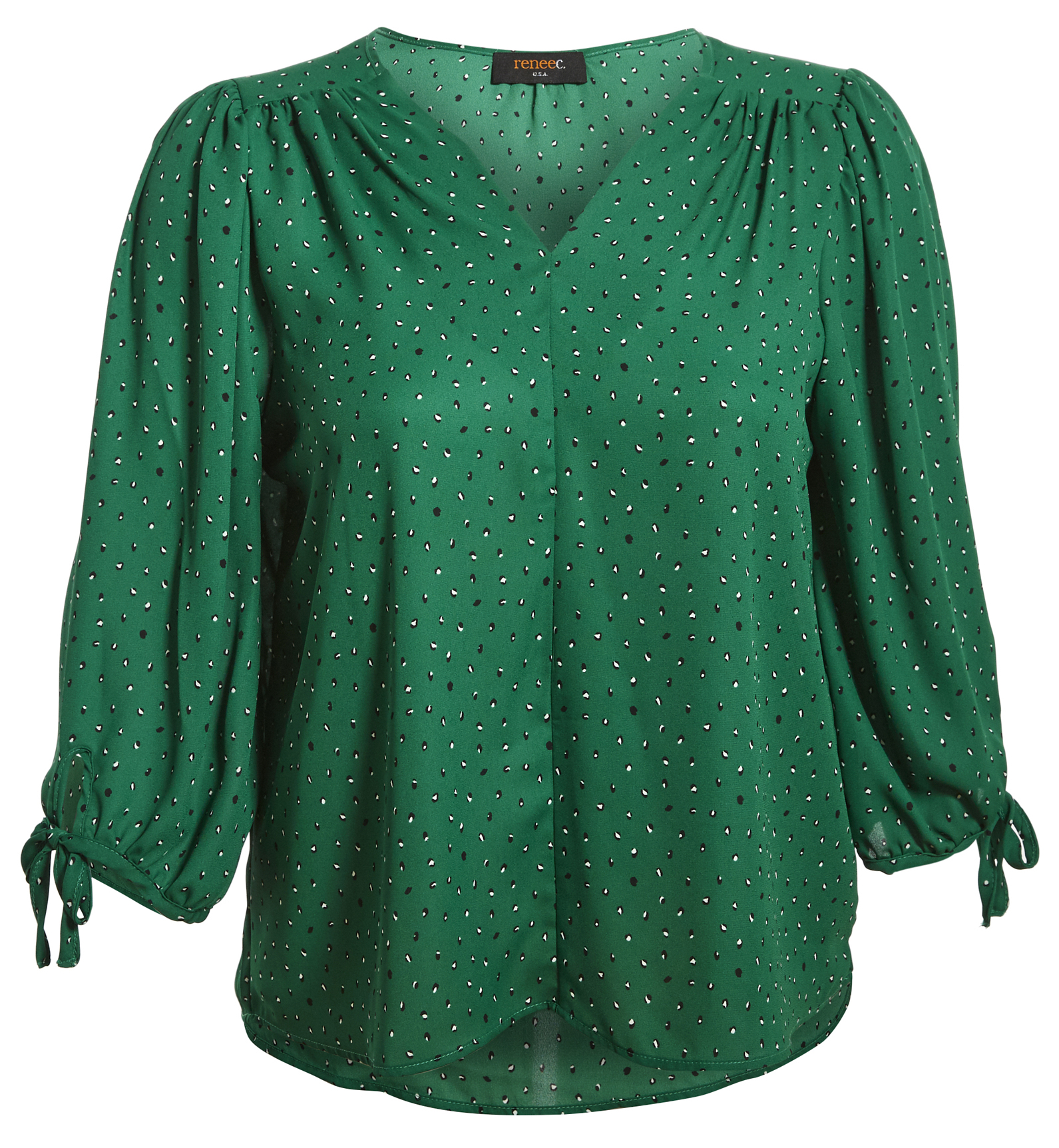 Tie Sleeve Blouse