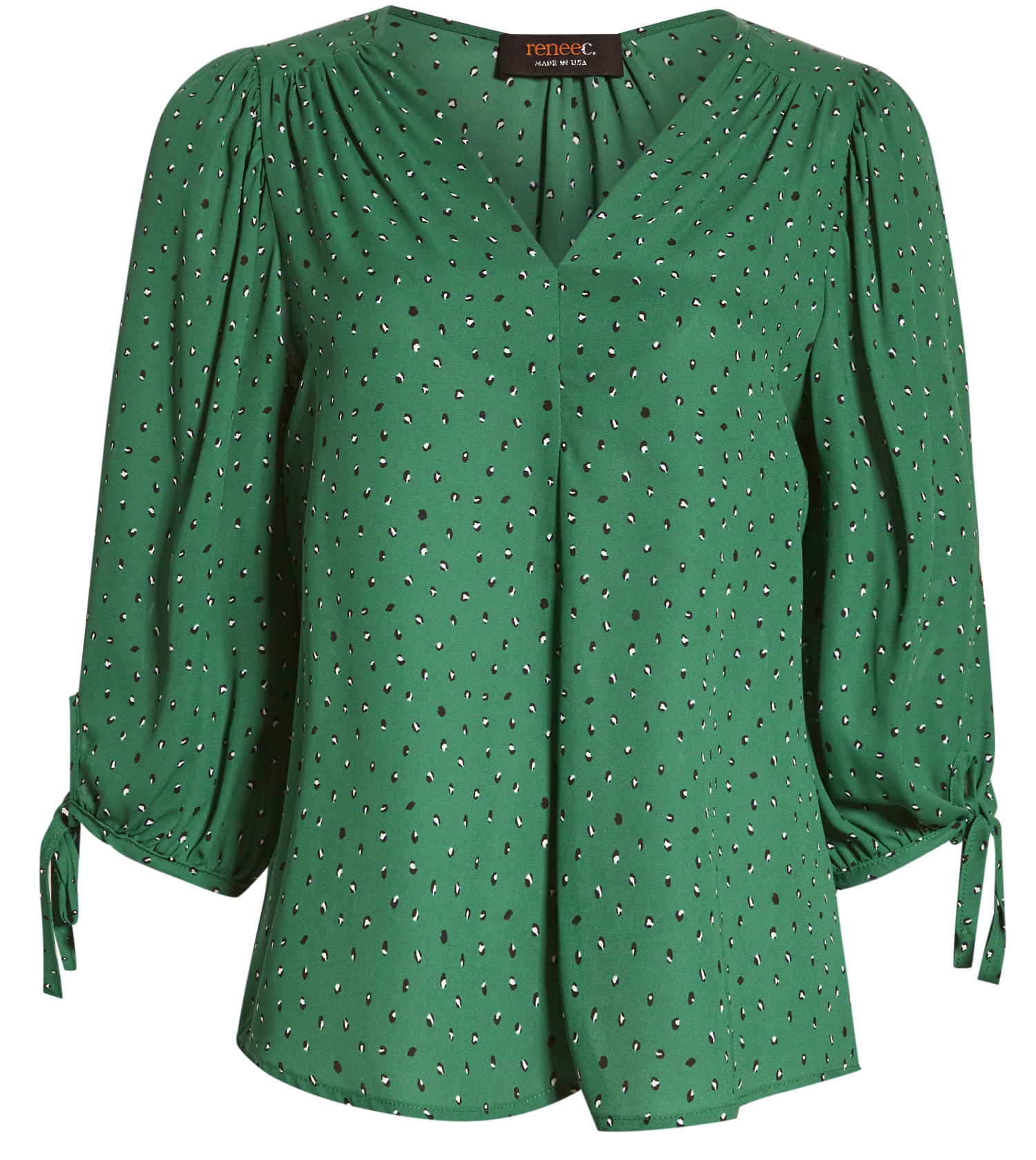 Tie Sleeve Blouse