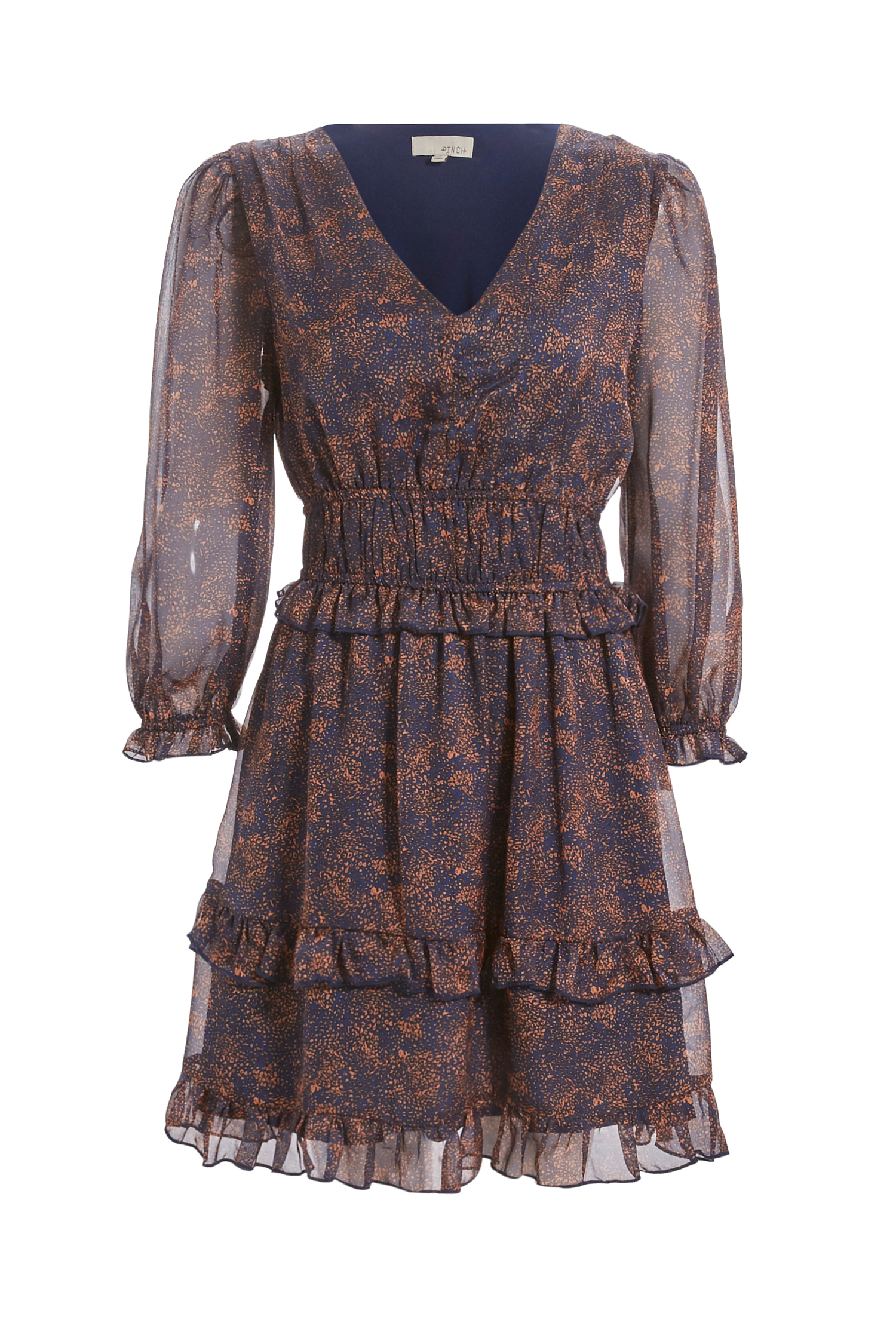 Chiffon Print Mini Dress