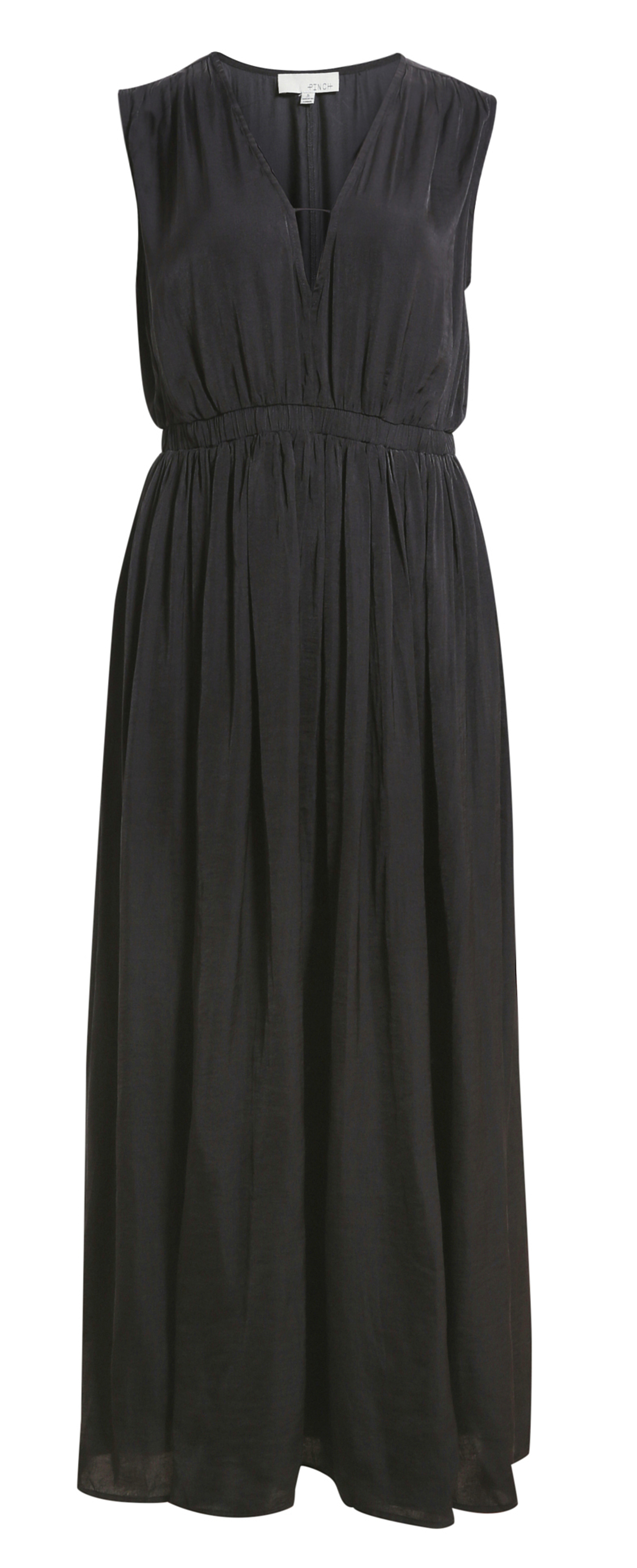 Satin Sleeveless Maxi Dress