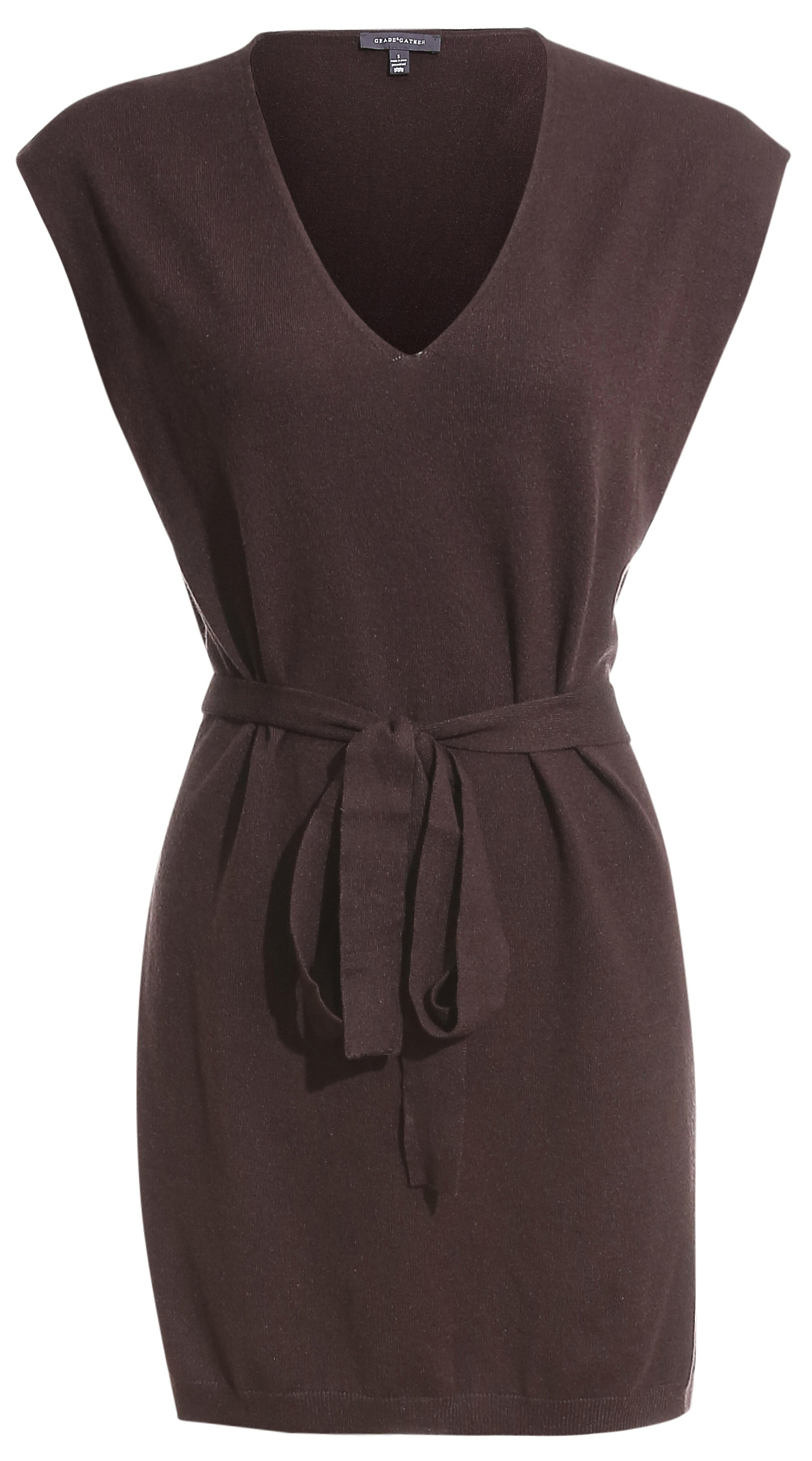 Tie Waist Tunic Knit Top