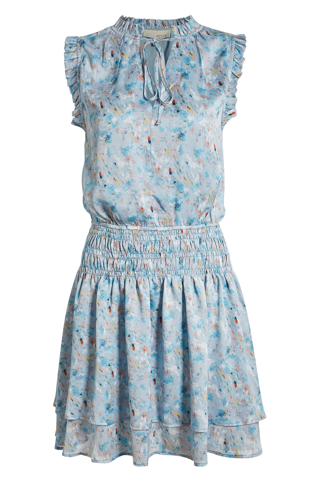 Smocked Waist Mini Dress