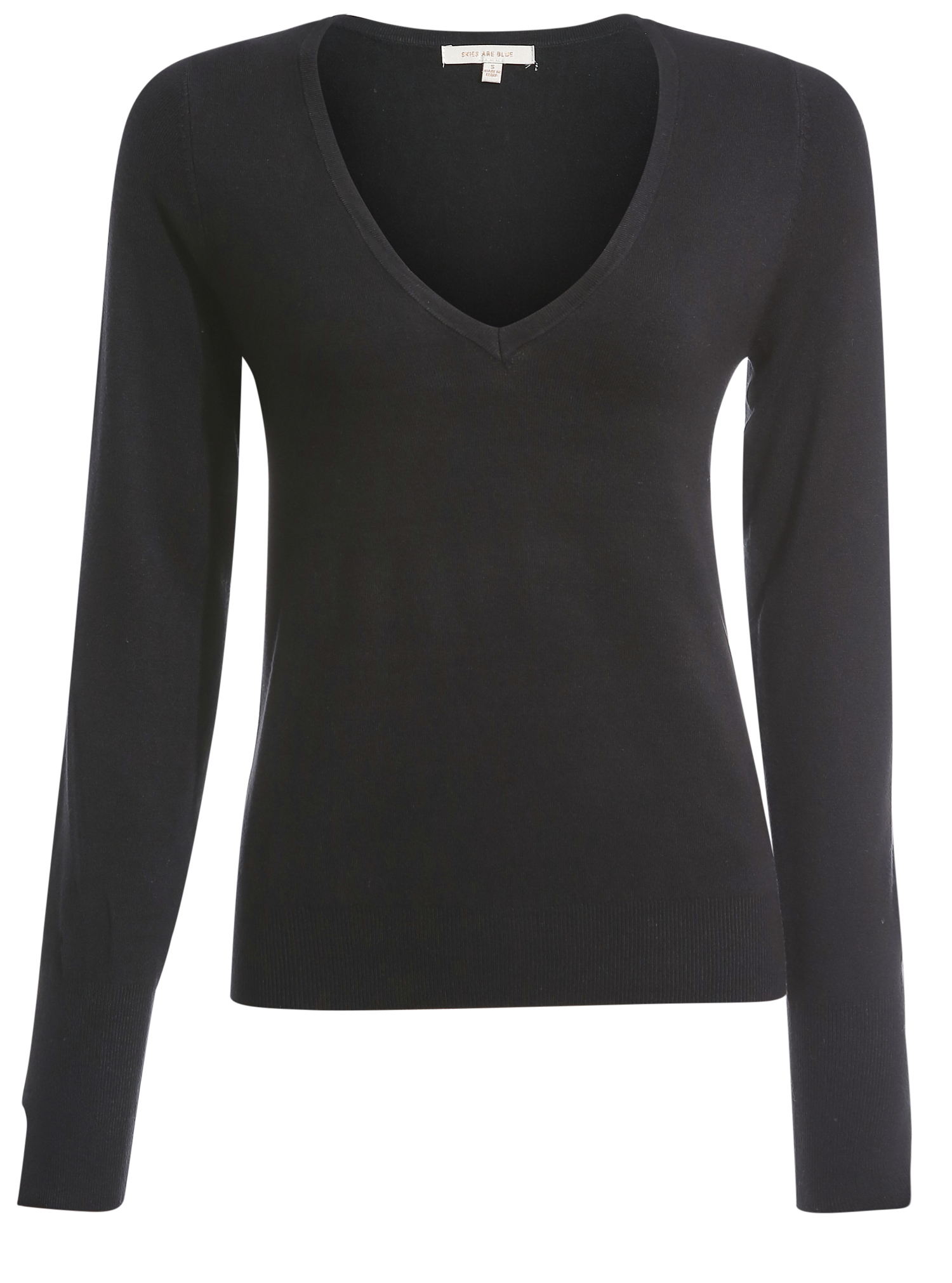 V-Neck Knit Sweater