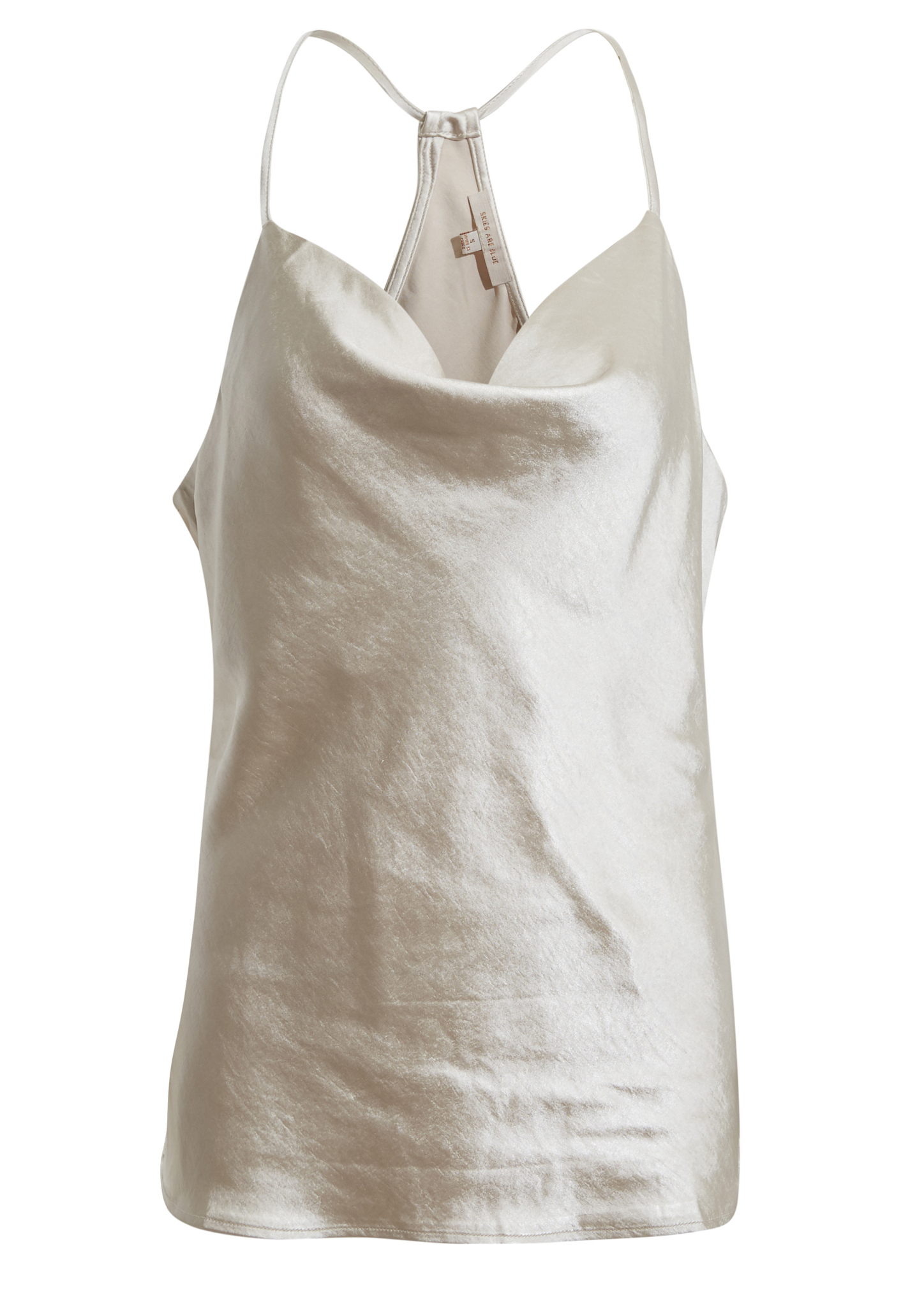 Skies are Blue Cowl Neck Tank Top