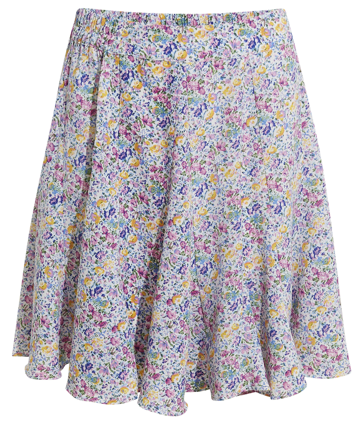Floral Print Mini Skirt