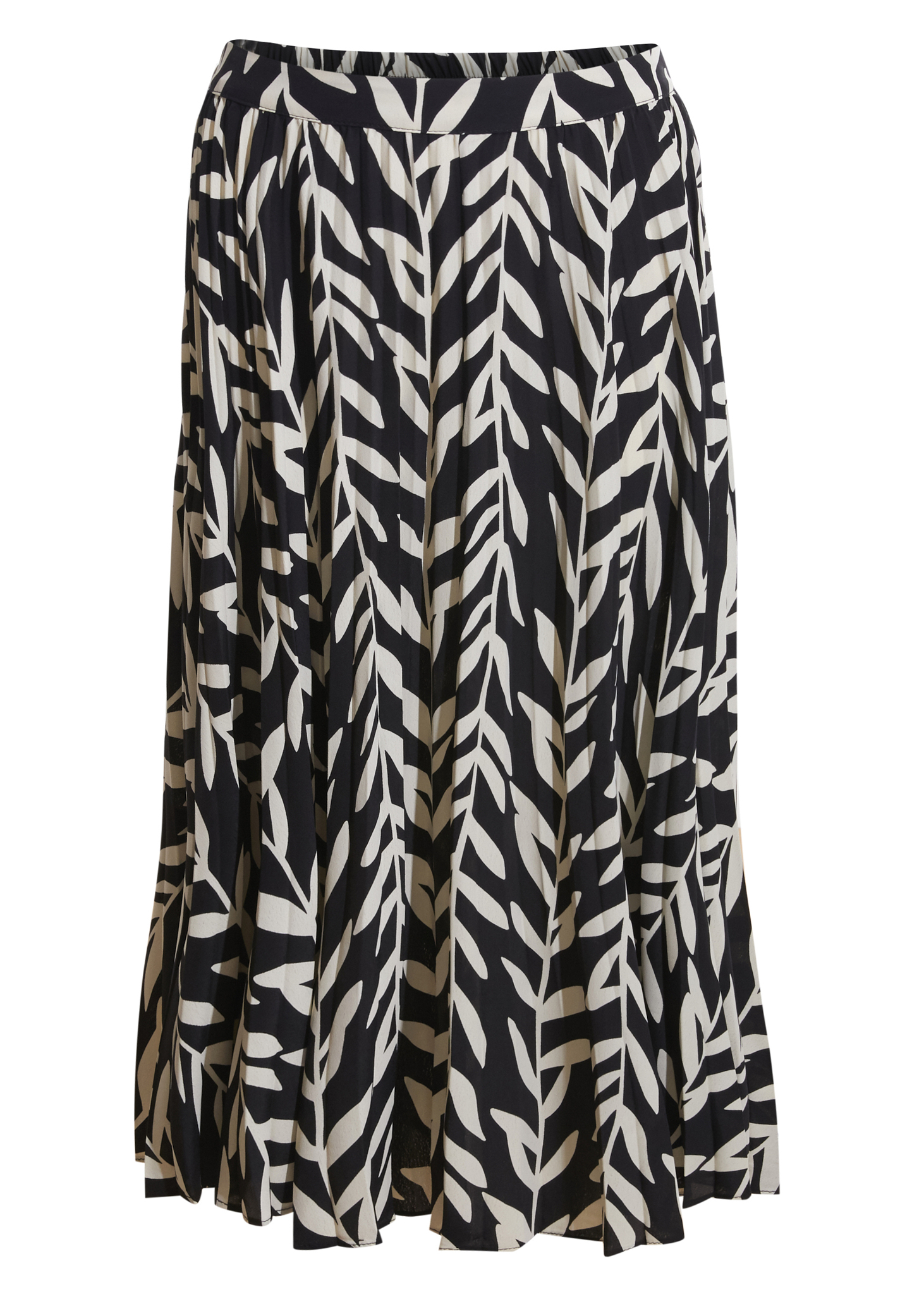 Pleated Midi Skirt
