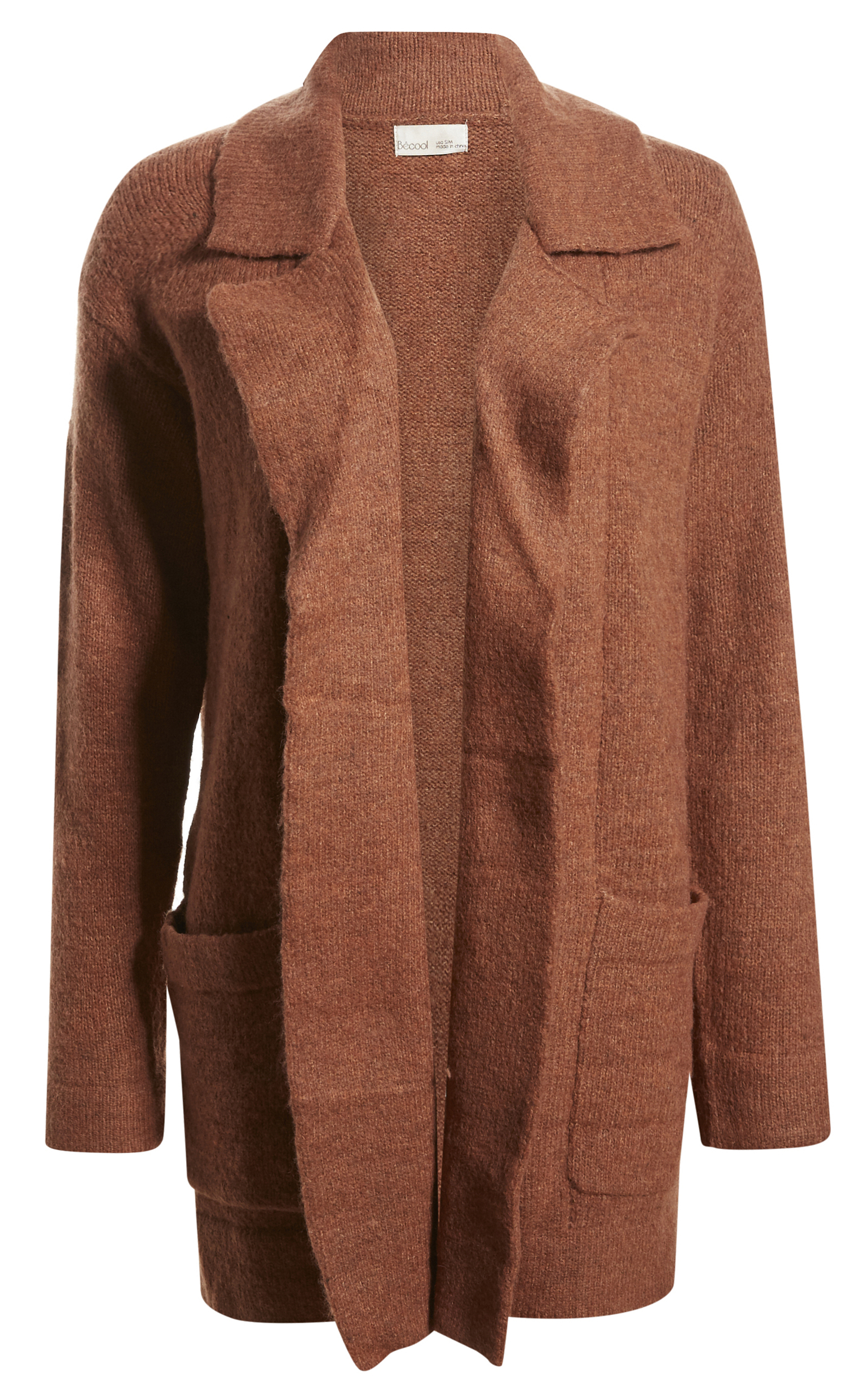 Notched Front Coatigan
