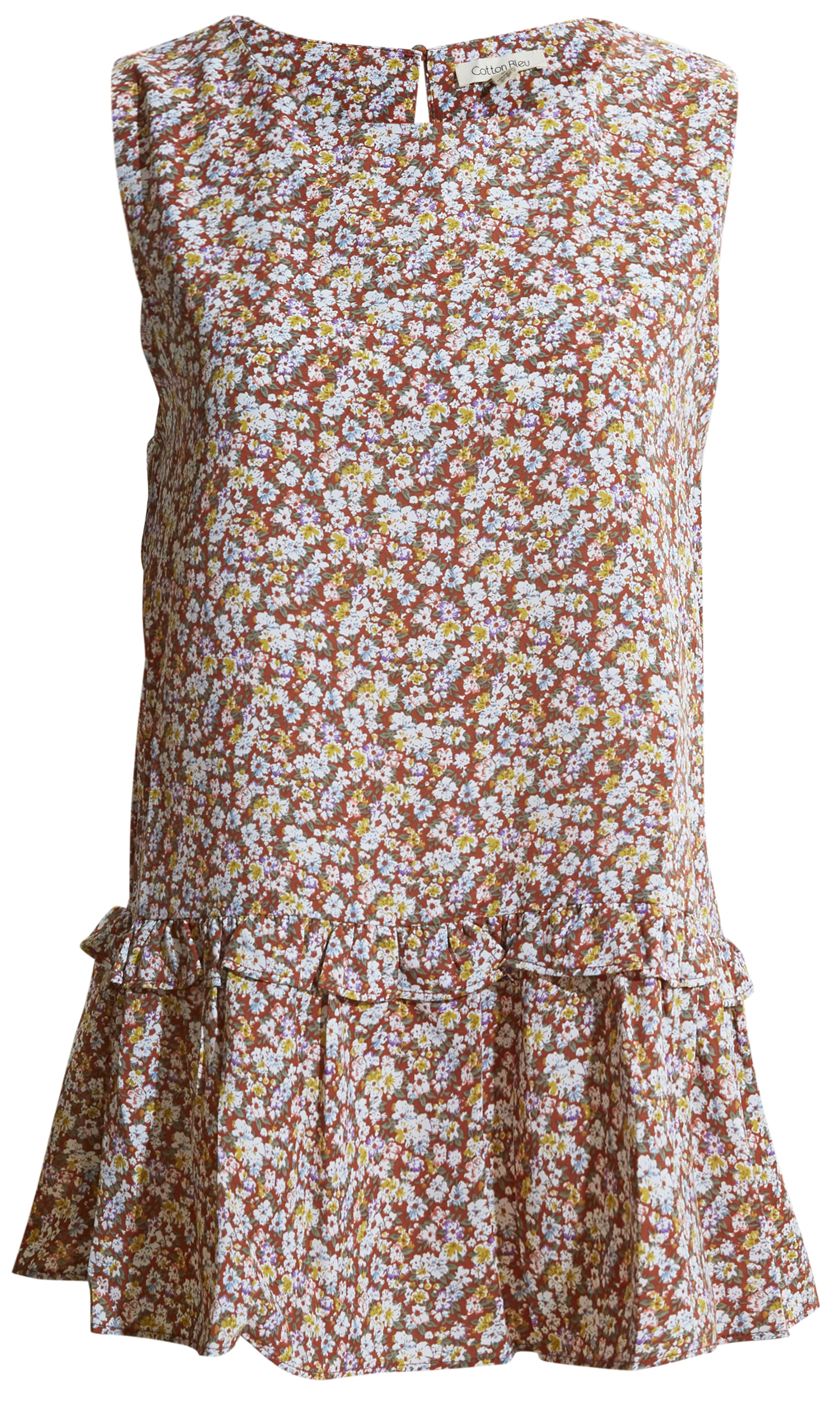 Tiered Floral Tank Top