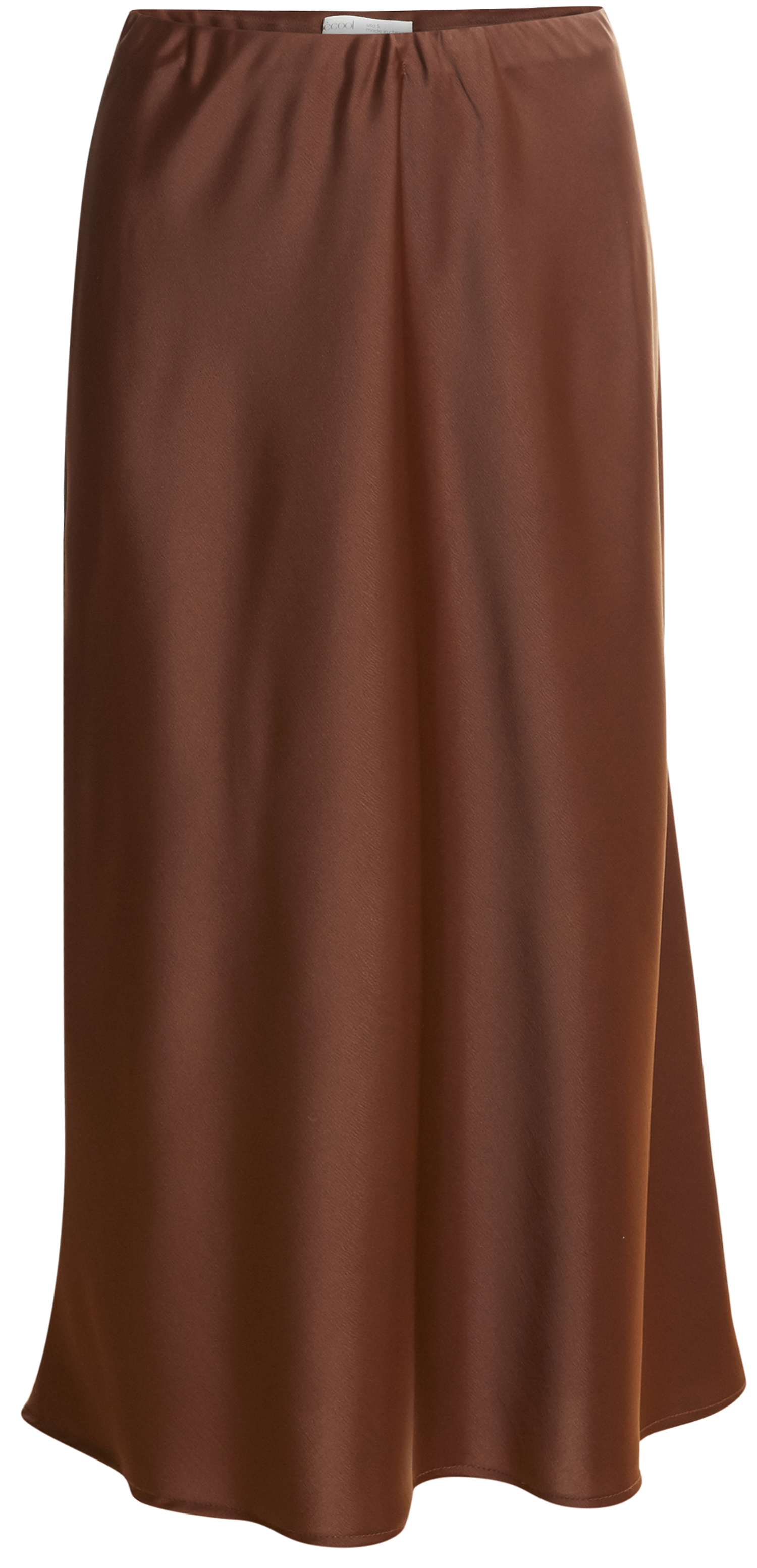 Satin Slip Midi Skirt