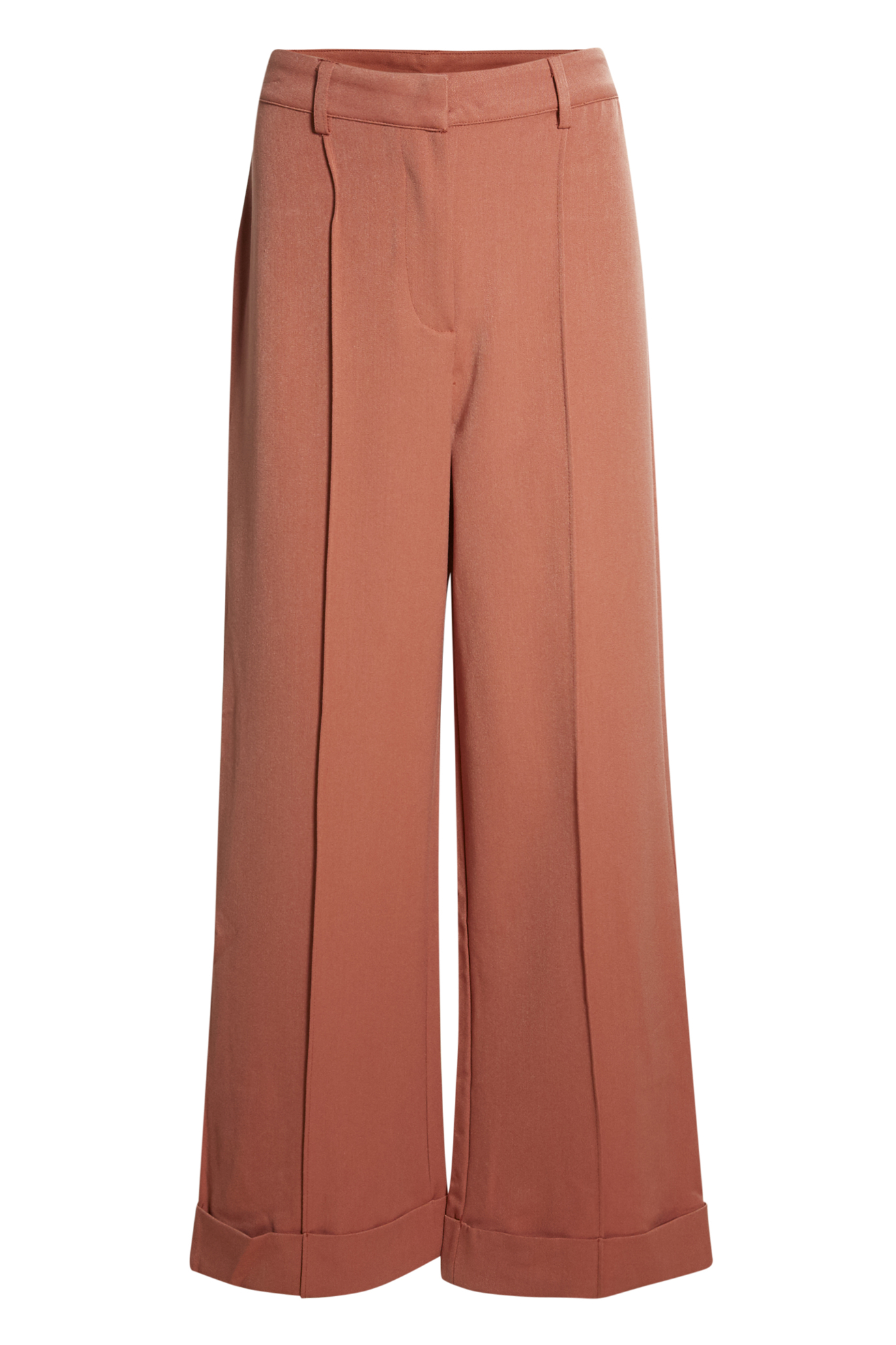 High Rise Cuffed Trousers