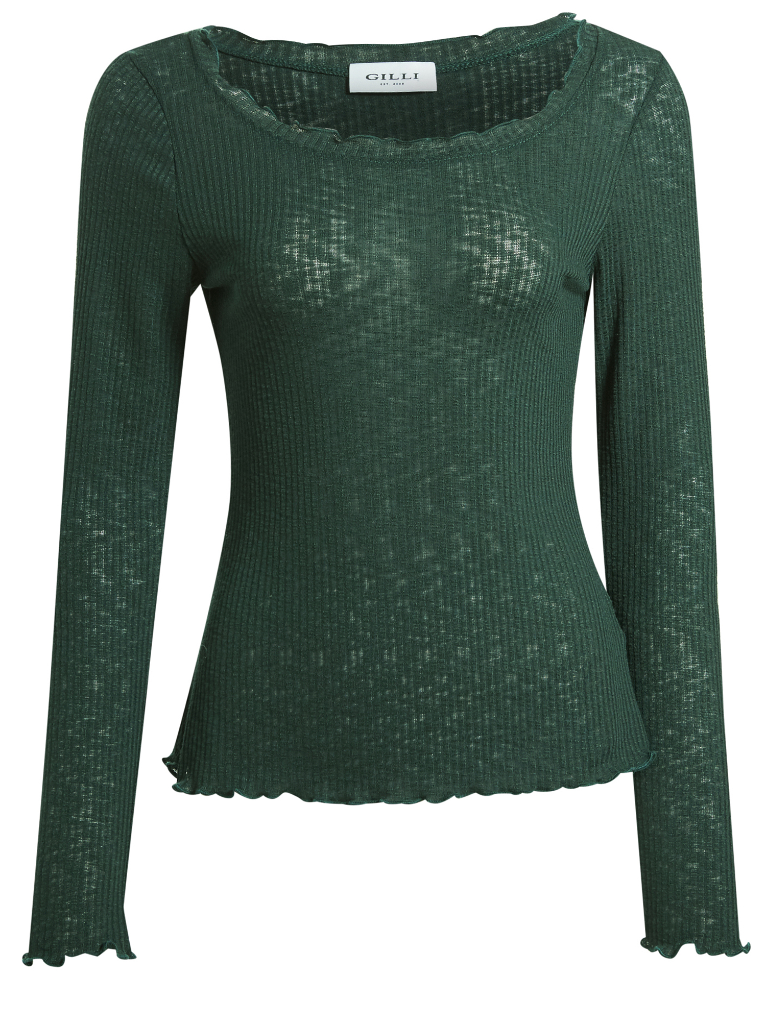 Boat Neck Long Sleeve Top
