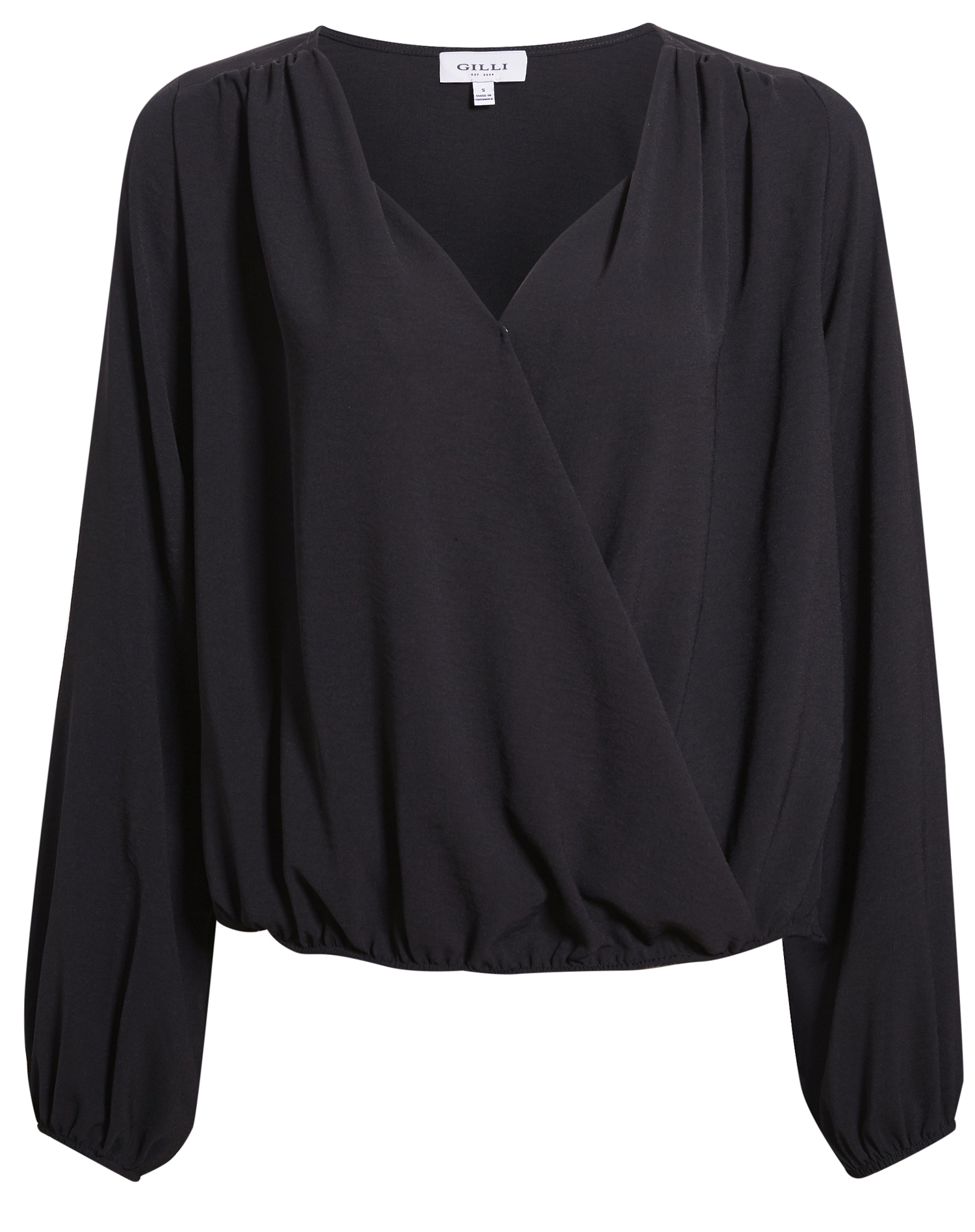 Long Sleeve Surplice Top