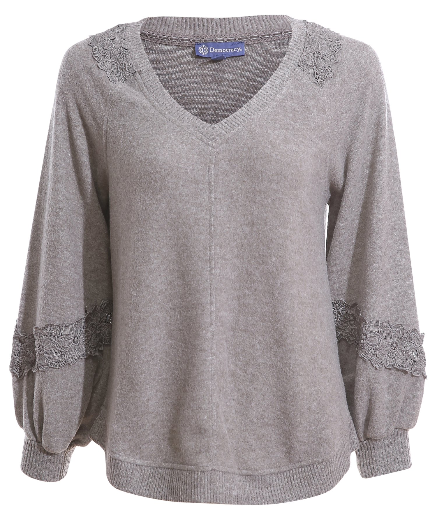 Democracy V-Neck Knit Top