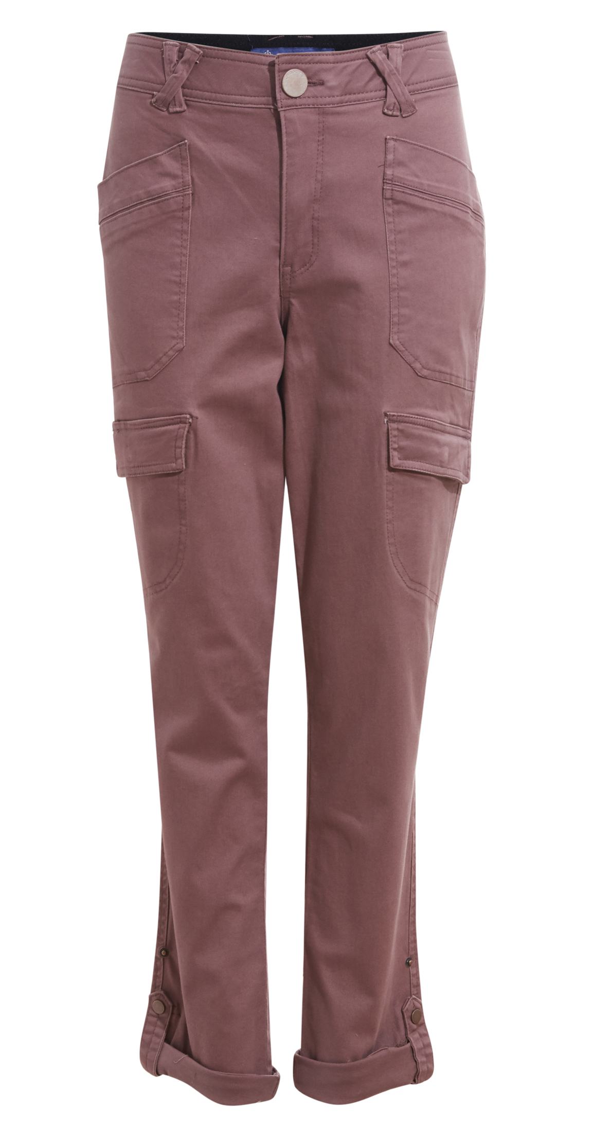 Democracy High Rise Roll Cuff Utility Pants