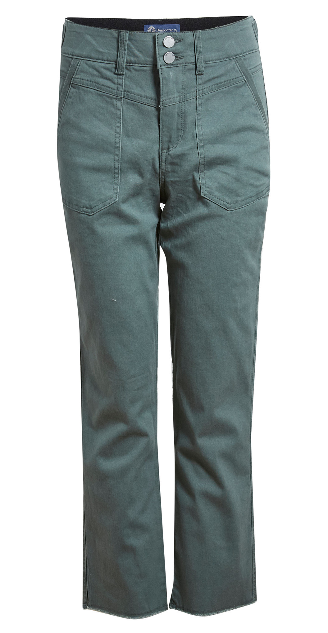 Democracy High Rise Utility Pant with Fray Hem