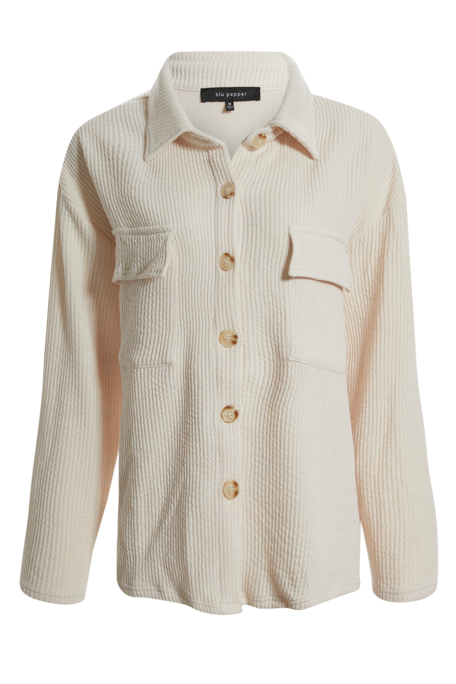 Corduroy Jacket With Flap Pocket