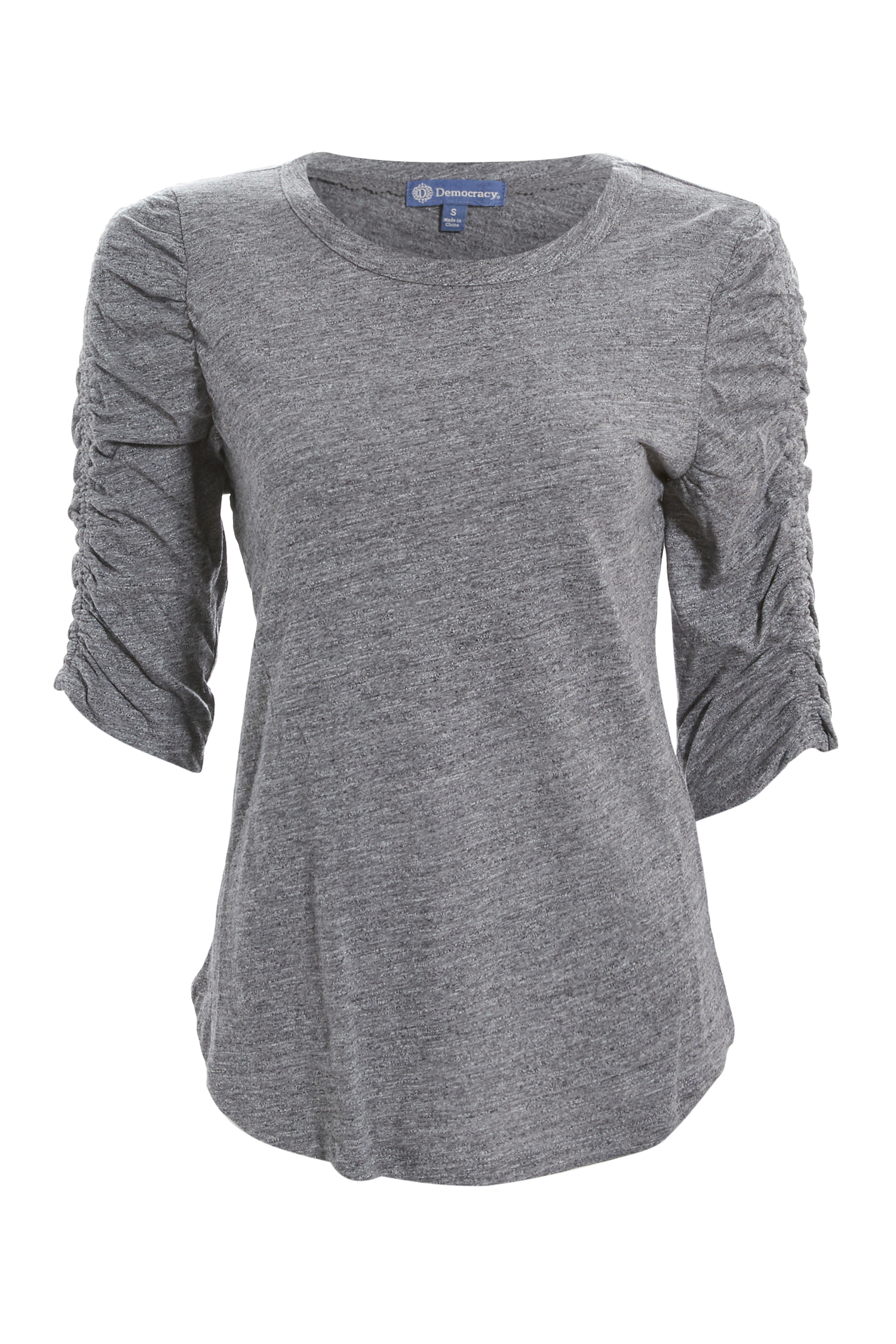 Democracy Shirttail Hem Tee