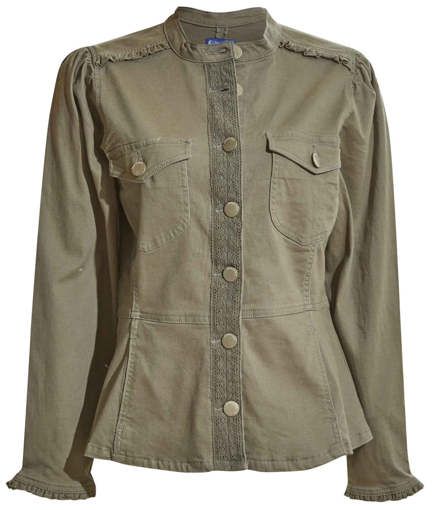 Democracy Front Peplum Jacket