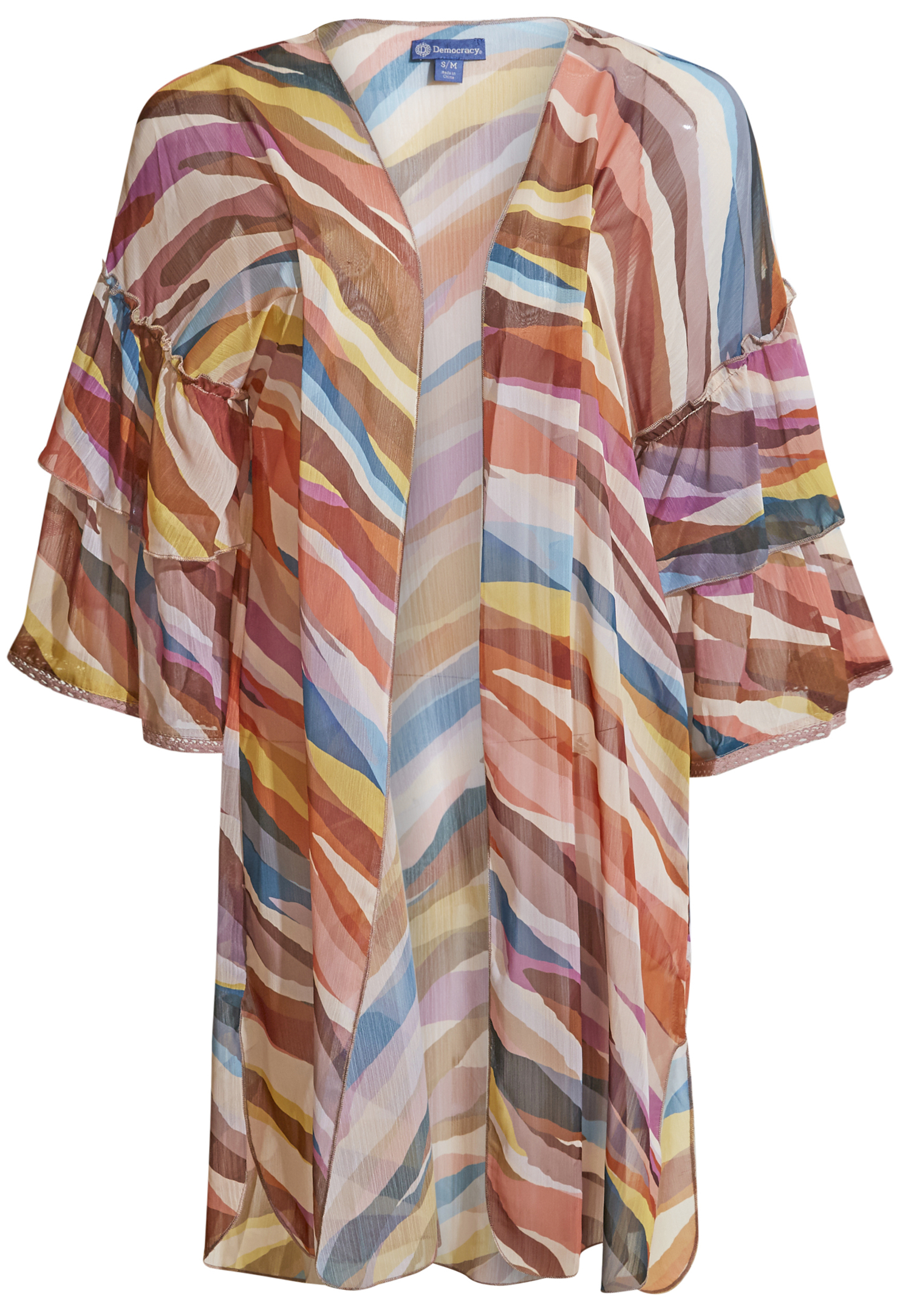 Democracy Printed Kimono