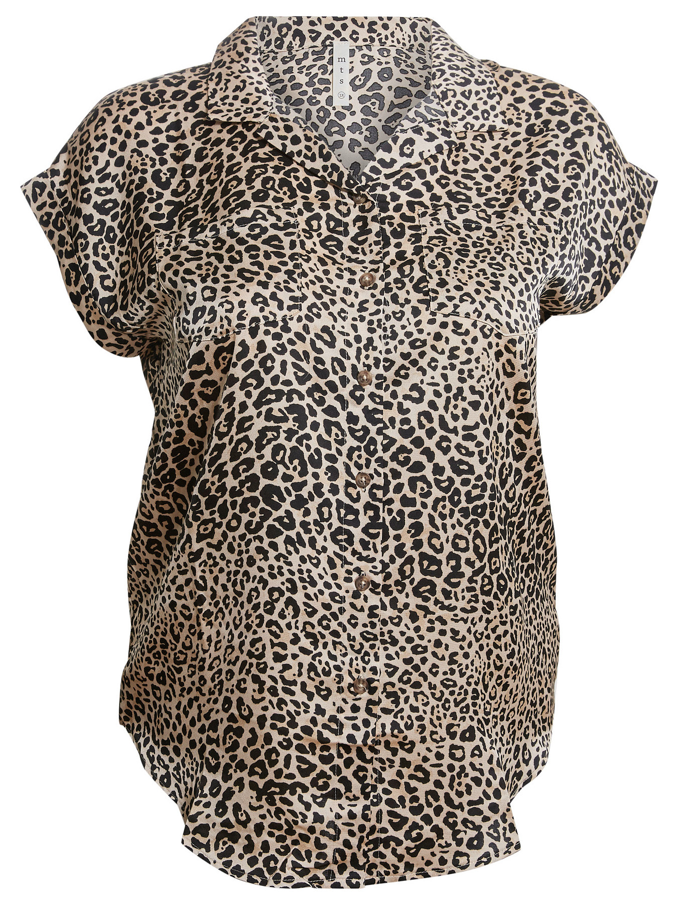 Animal Print Button Up