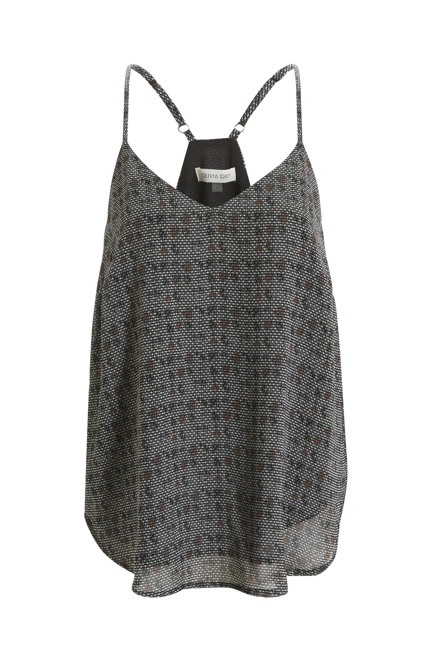 Sleeveless Printed Racerback Cami