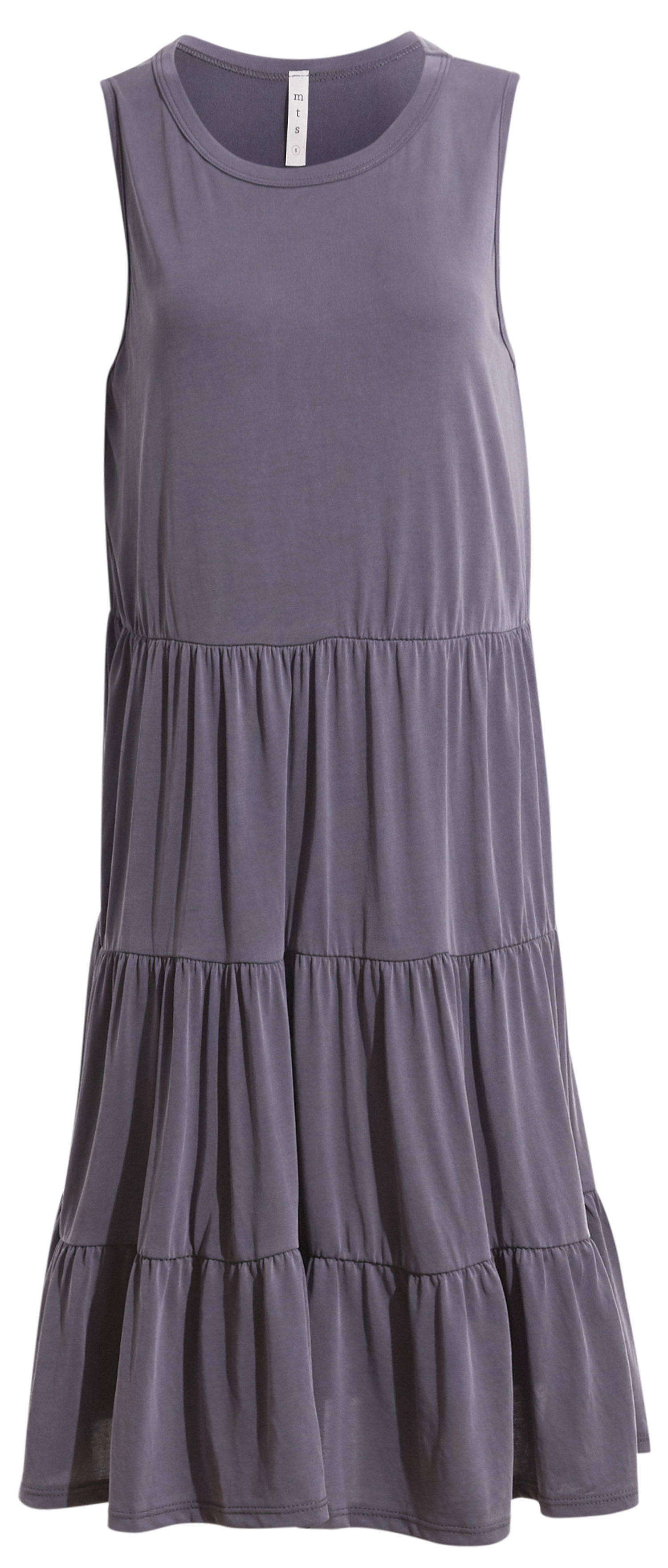 Cupro Ruffle Tank Dress