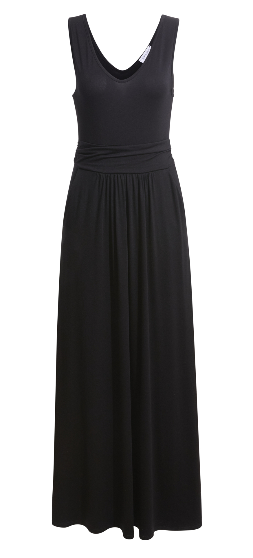 V-Neck Sleeveless Maxi Dress